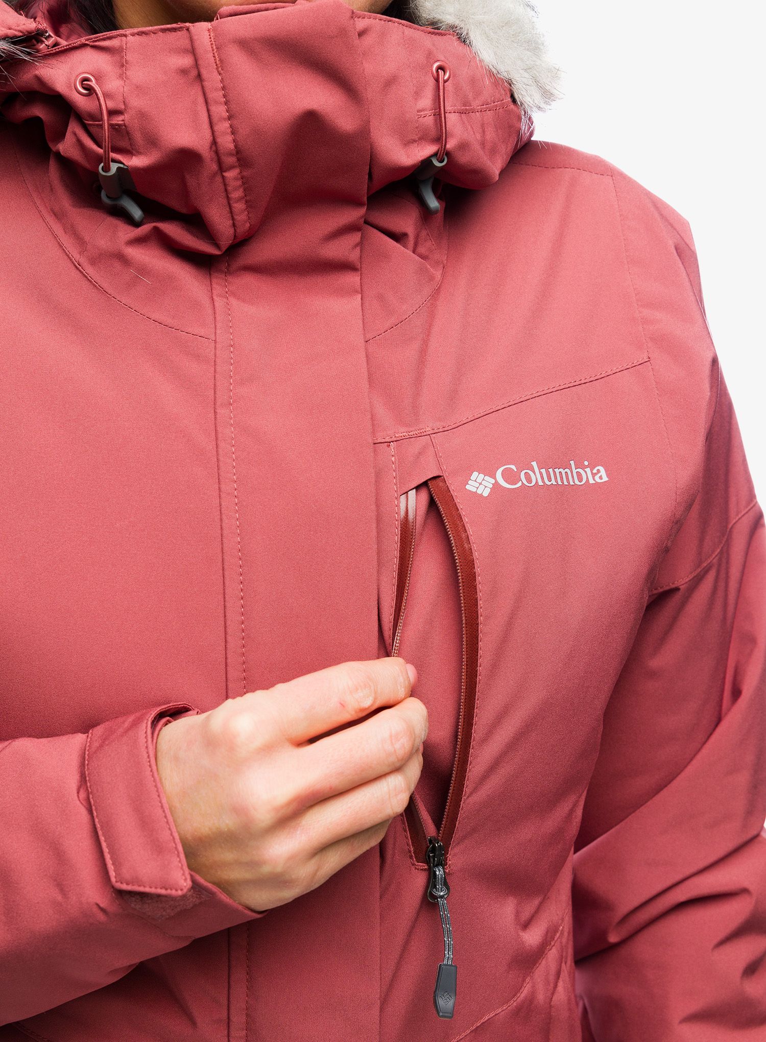 Dámská lyžařská bunda Columbia Ava Alpine Insulated Jacket - beetroot
