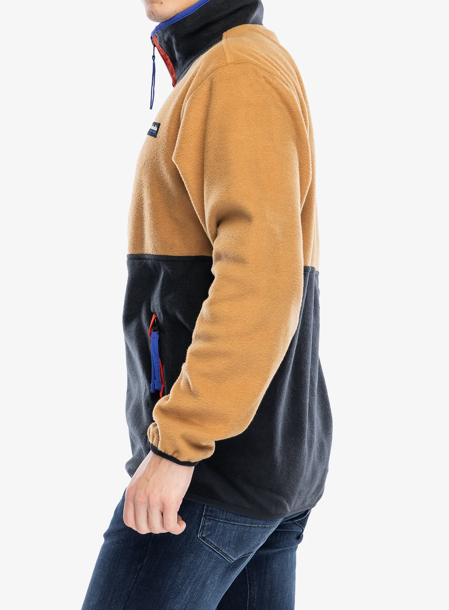 Fleece mikina Columbia Backbowl II Full Zip Fleece - camel brown/black