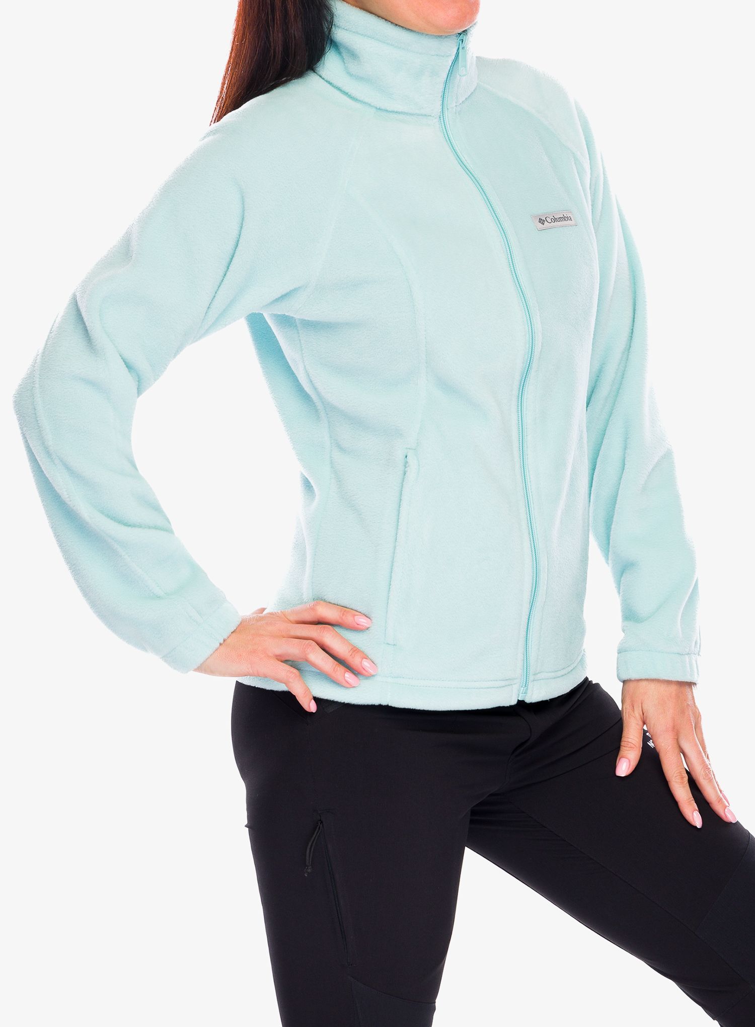 Dámská mikina na zip Columbia Benton Springs FZ - aqua haze