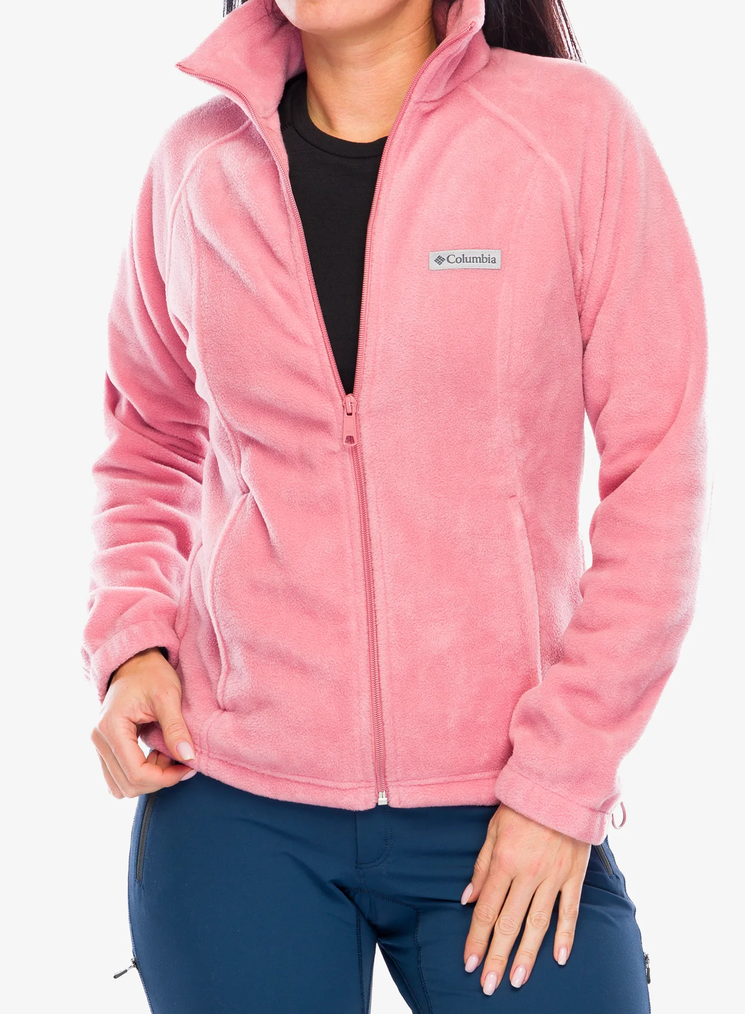 Fleece mikina dámská Columbia Benton Springs FZ - pink agave