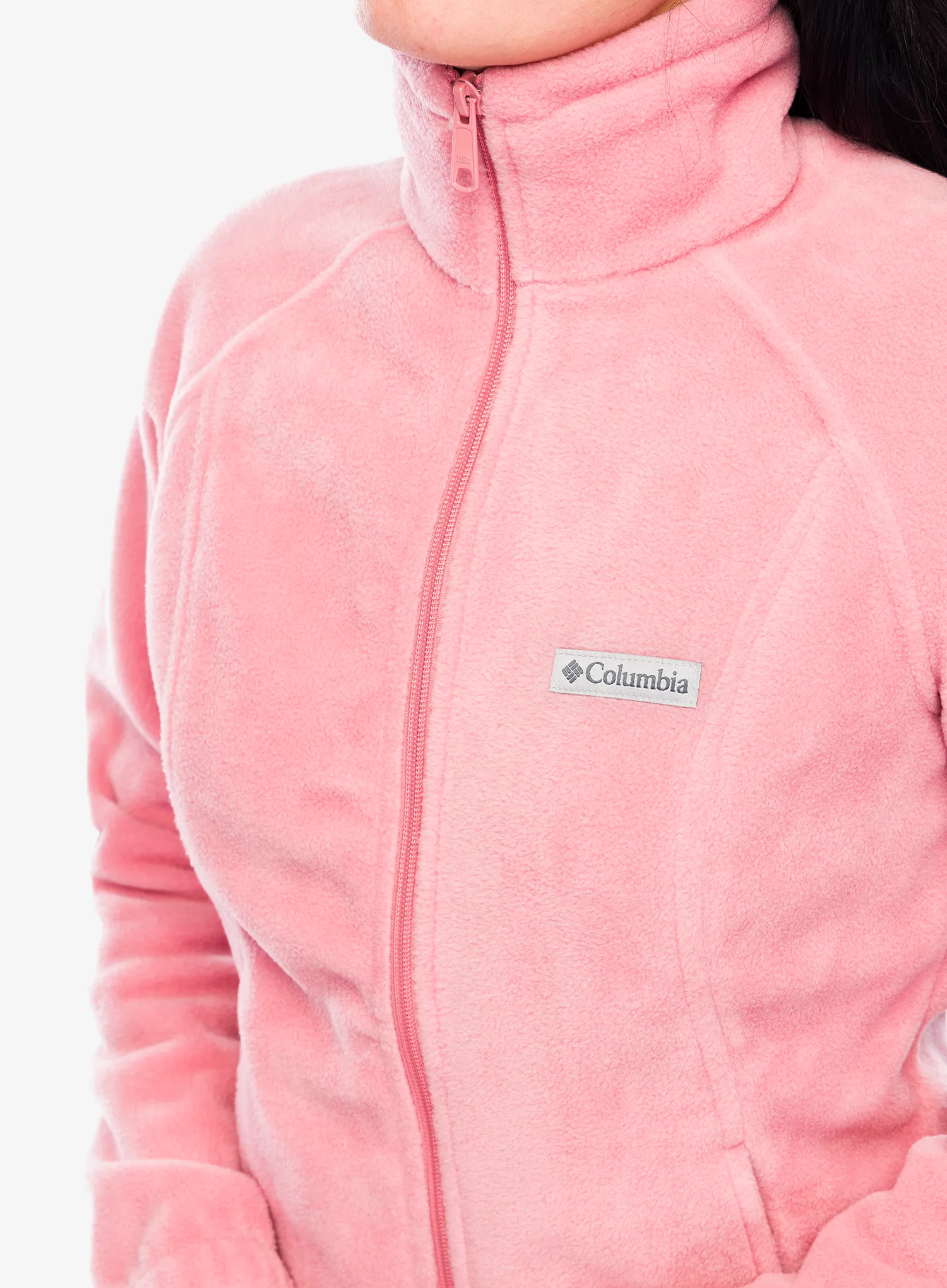 Fleece mikina dámská Columbia Benton Springs FZ - pink agave