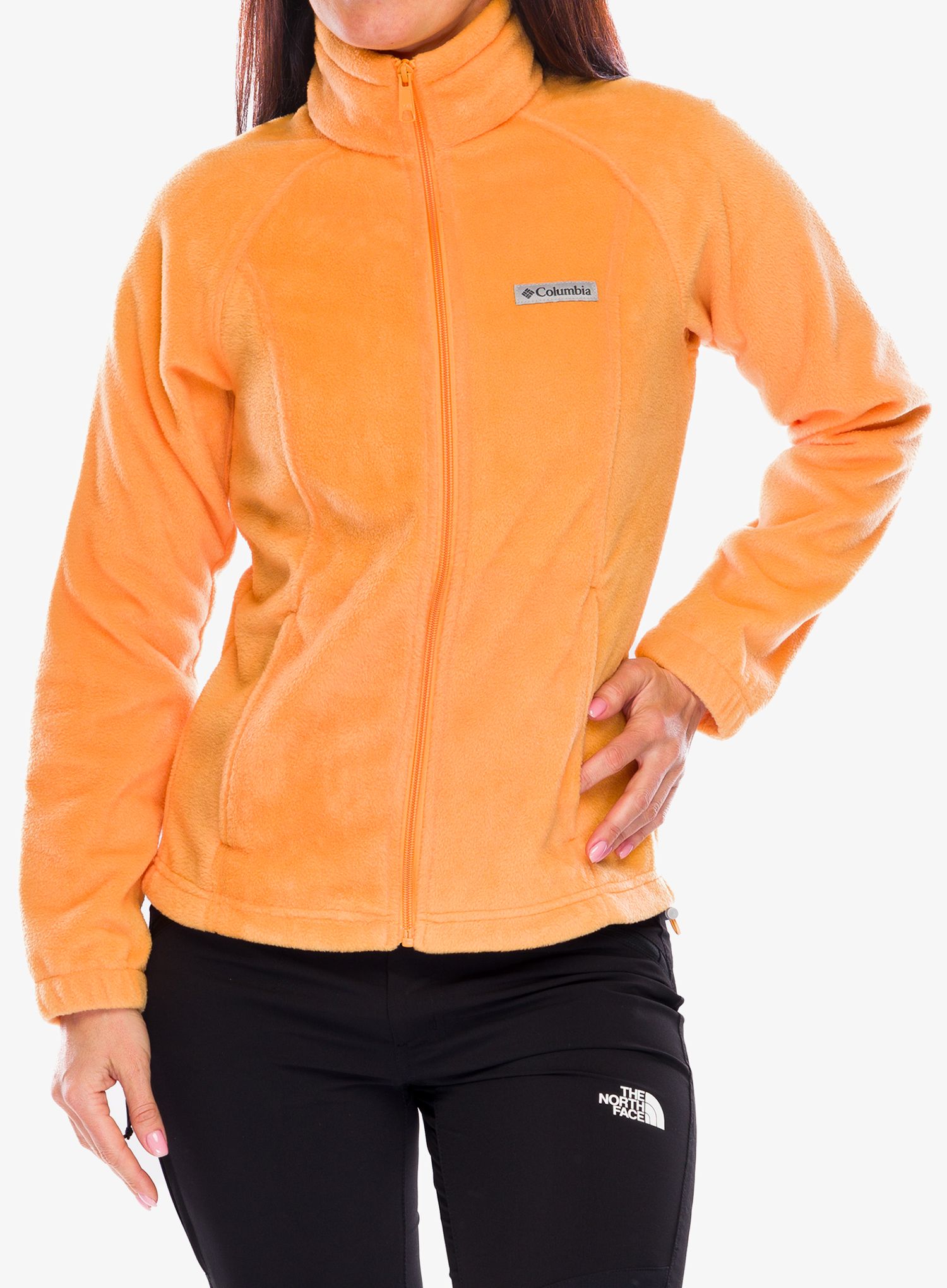 Mikina dámská bez kapuce Columbia Benton Springs FZ - sunset peach