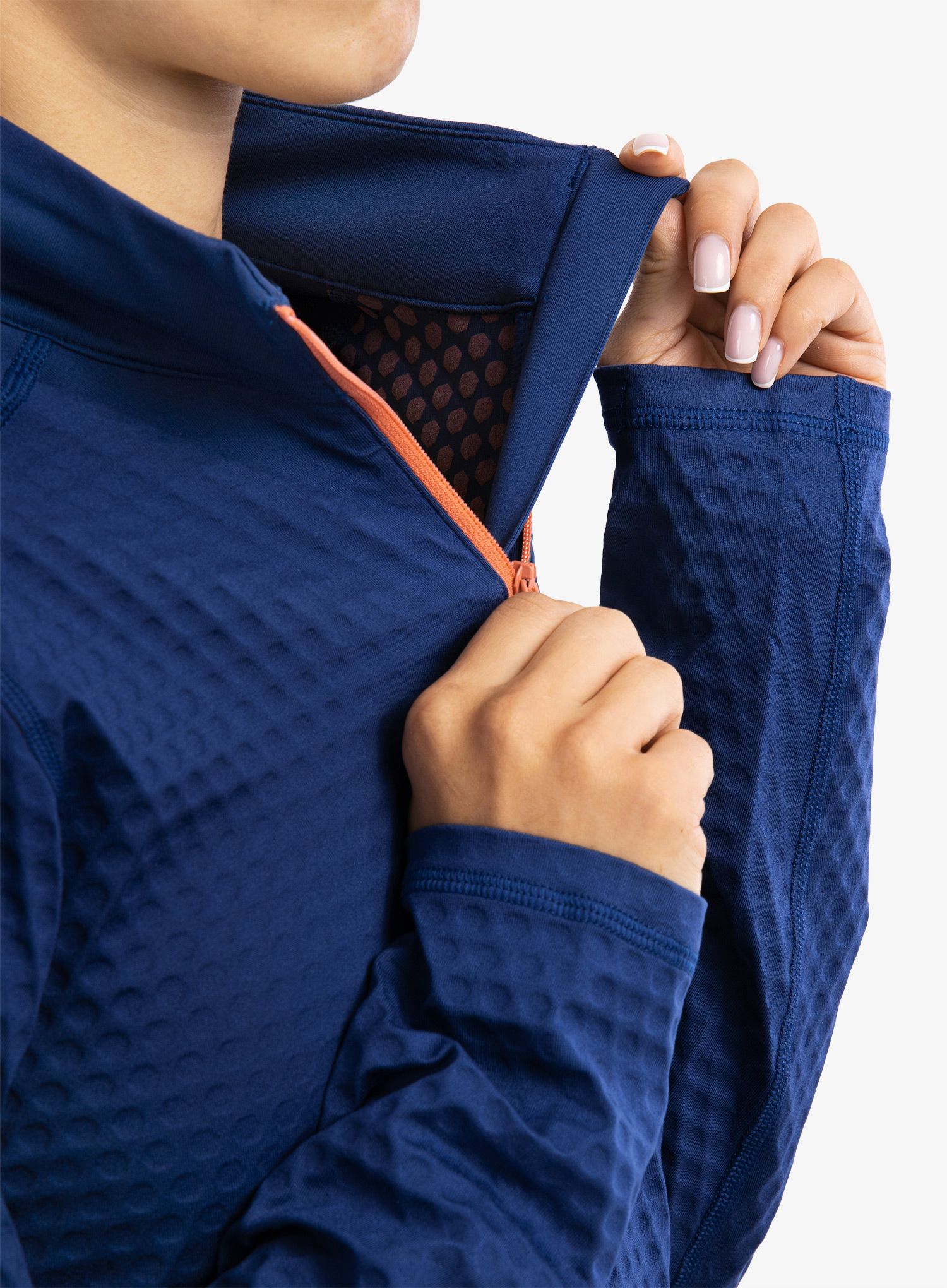 Dámská mikina Columbia Bliss Ascent 1/2 Zip - dark sapphire