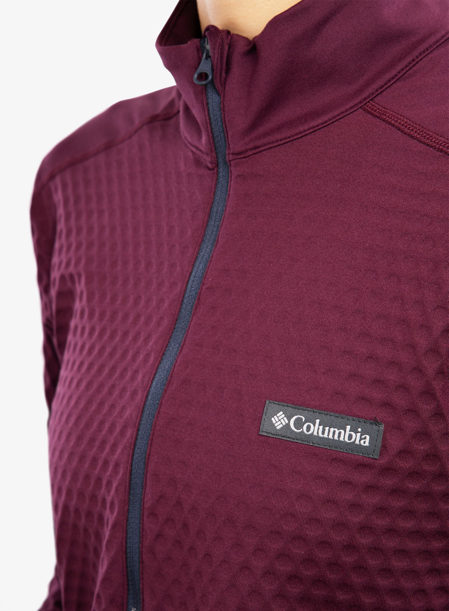 Mikina Columbia Bliss Ascent 1/2 Zip - marionberry