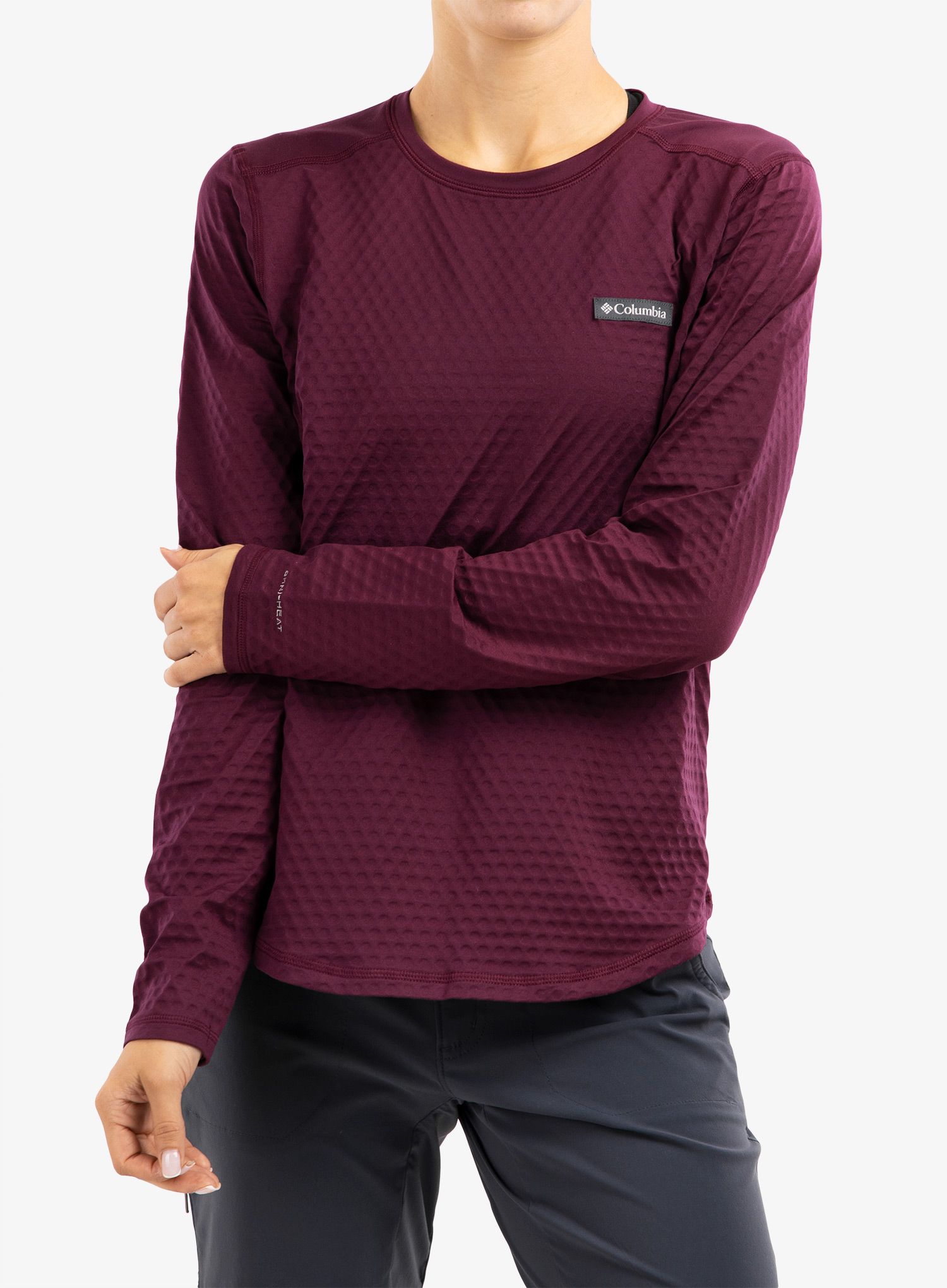 Mikina Columbia Bliss Ascent LS - marionberry