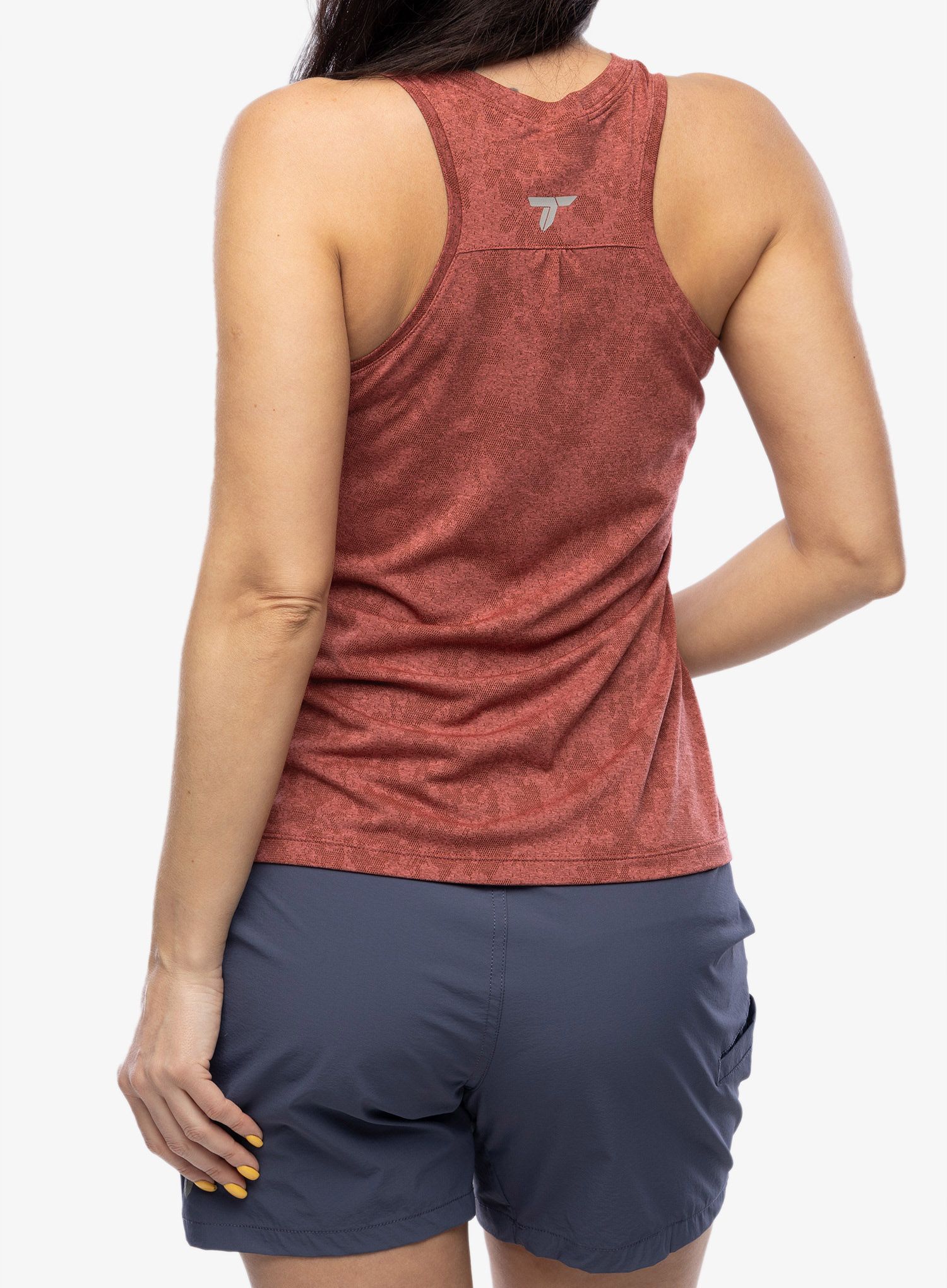 Dámský top Columbia Bluebird Canyon Tank - juicy popflorid jacquard