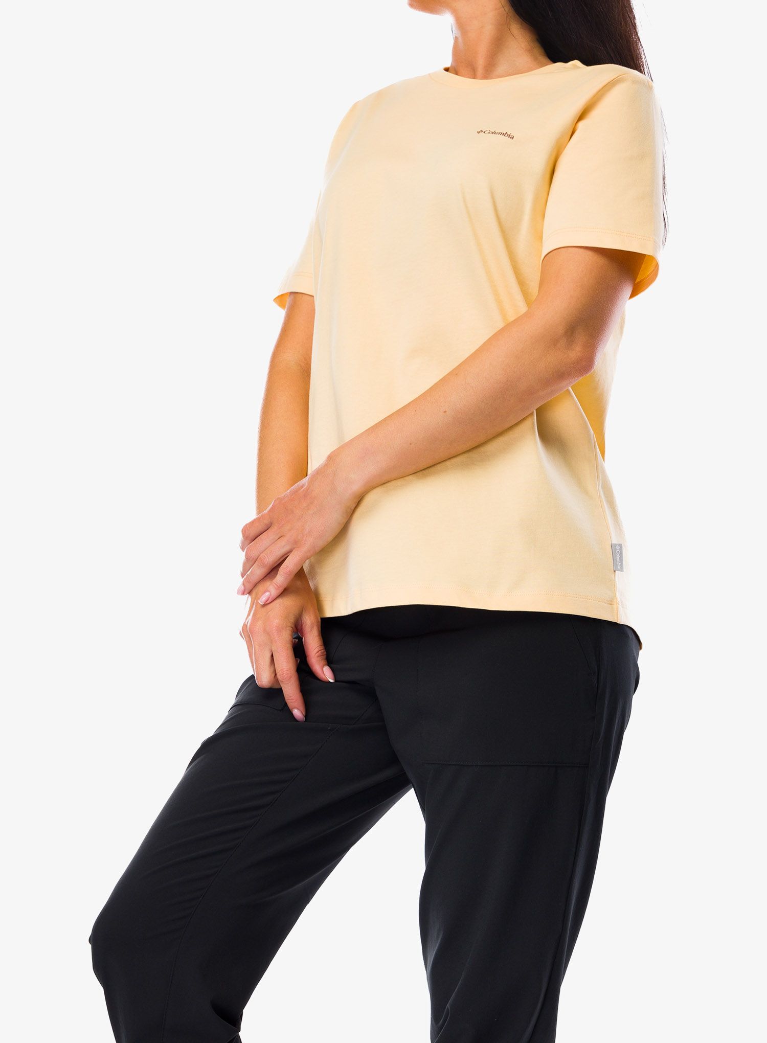 Dámské tričko s potiskem Columbia Boundless Beauty Logo S/S Tee - sunkissed/simple gorge