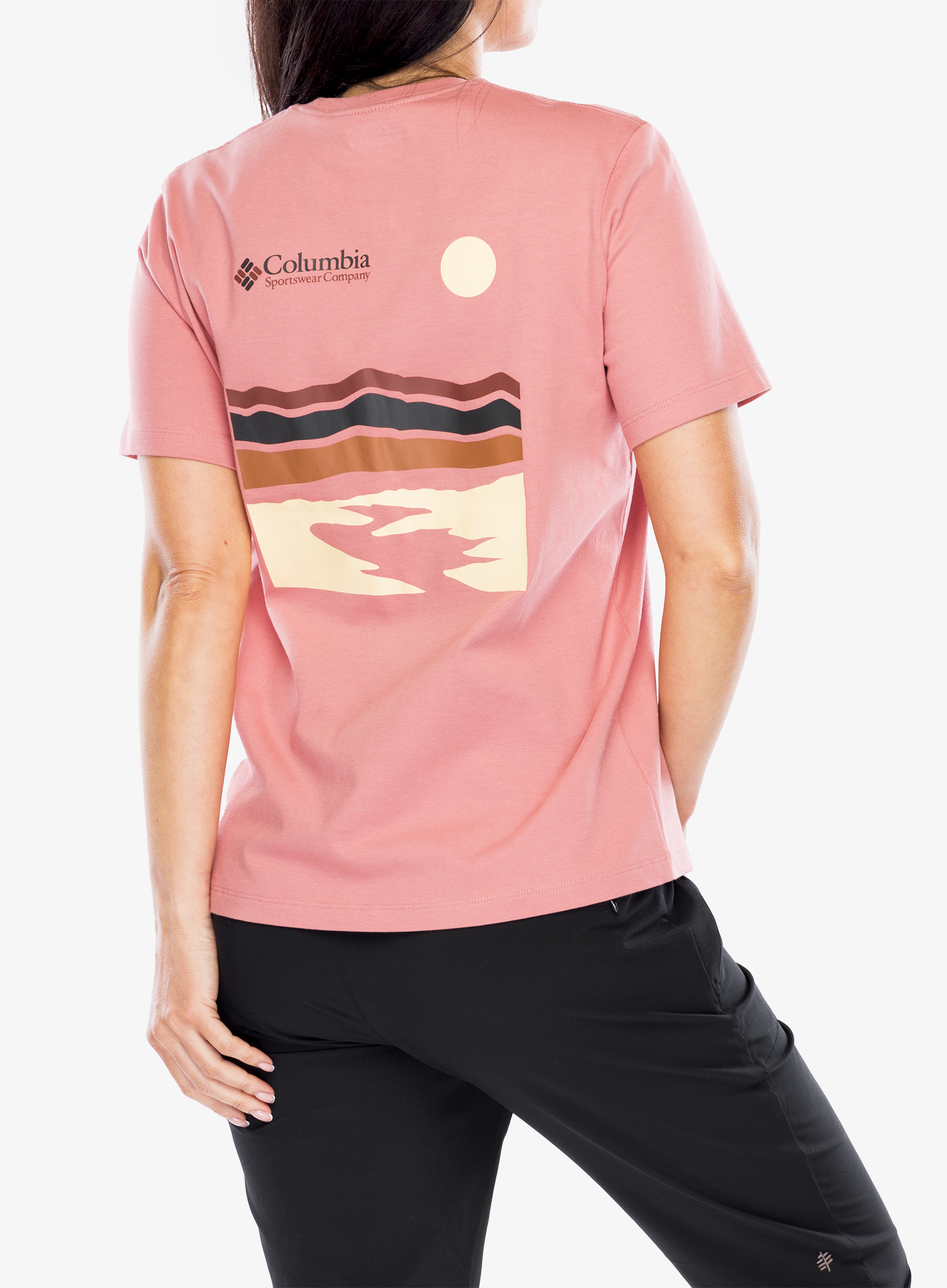 Bavlněné tričko dámské Columbia Boundless Beauty S/S Tee - pink agave/heritage