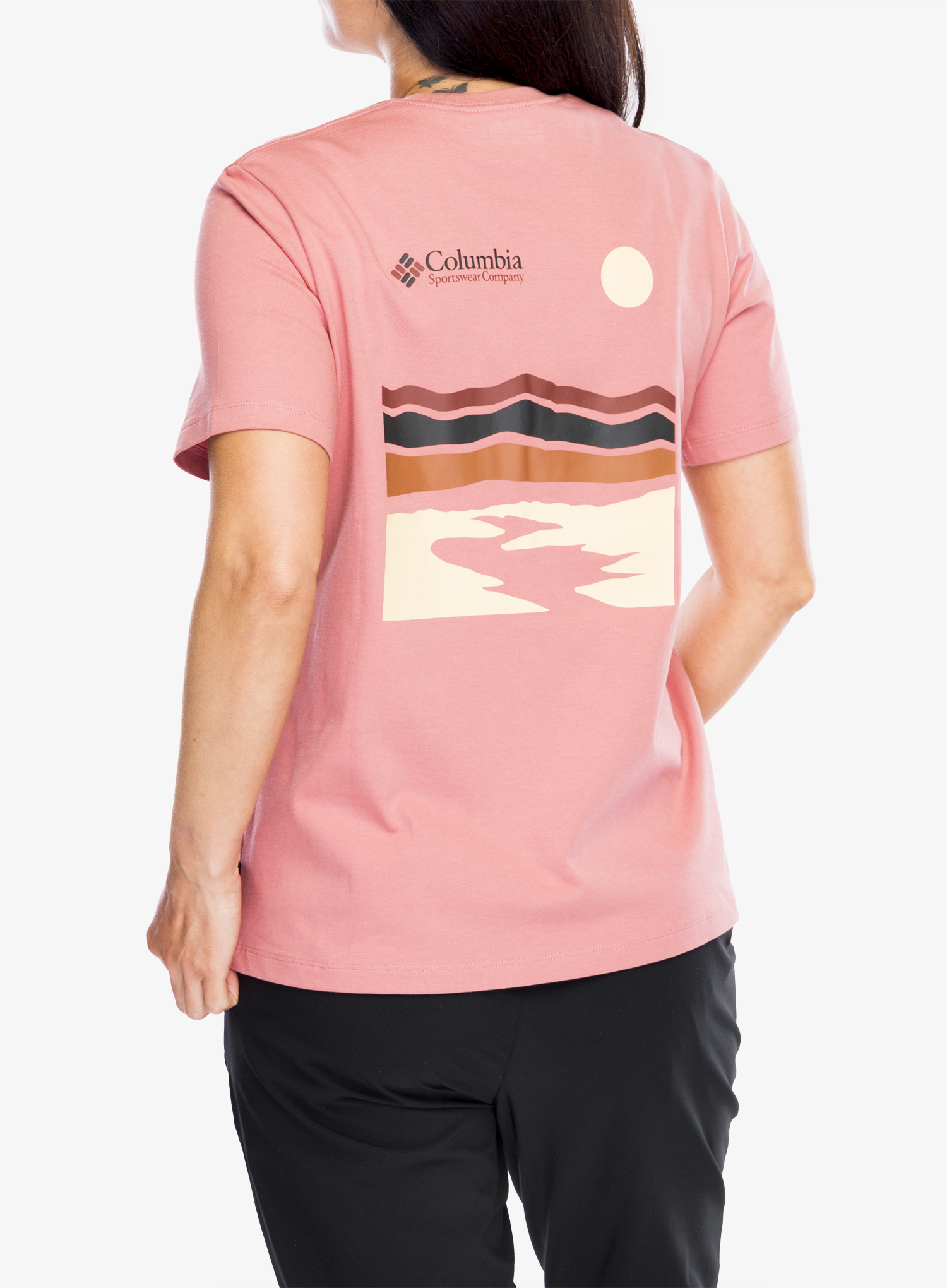 Bavlněné tričko dámské Columbia Boundless Beauty S/S Tee - pink agave/heritage