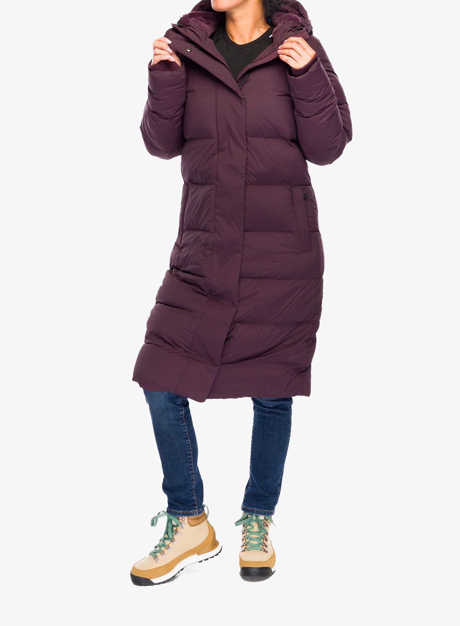 Dámský péřový kabát Columbia Boundless Days Long Down Jacket - moonvista