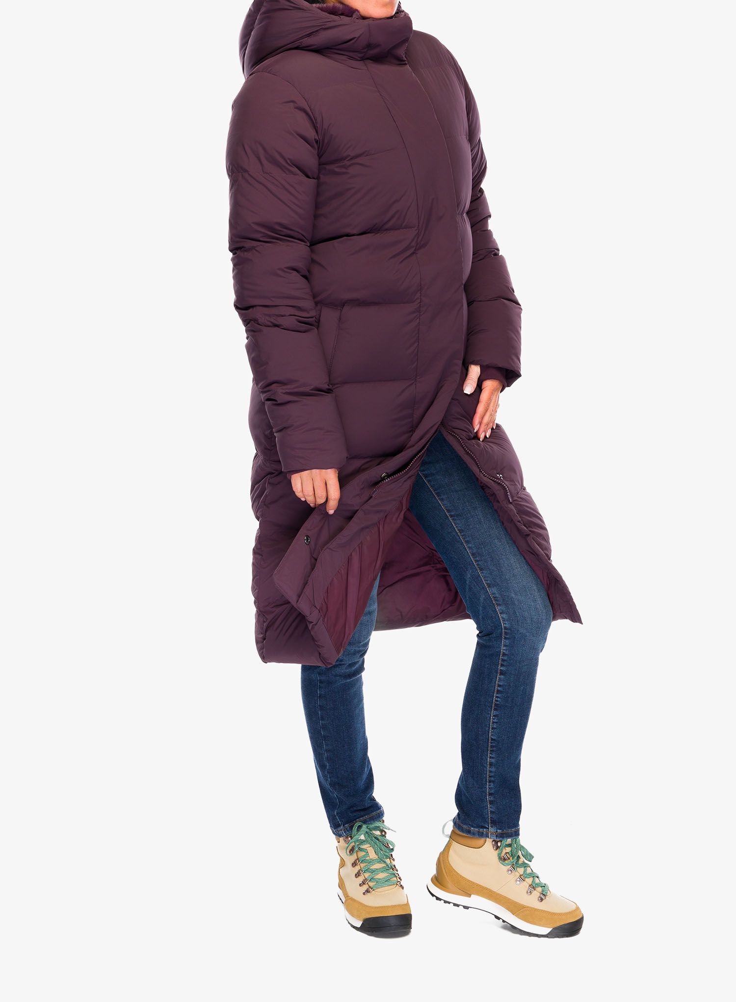 Dámský péřový kabát Columbia Boundless Days Long Down Jacket - moonvista