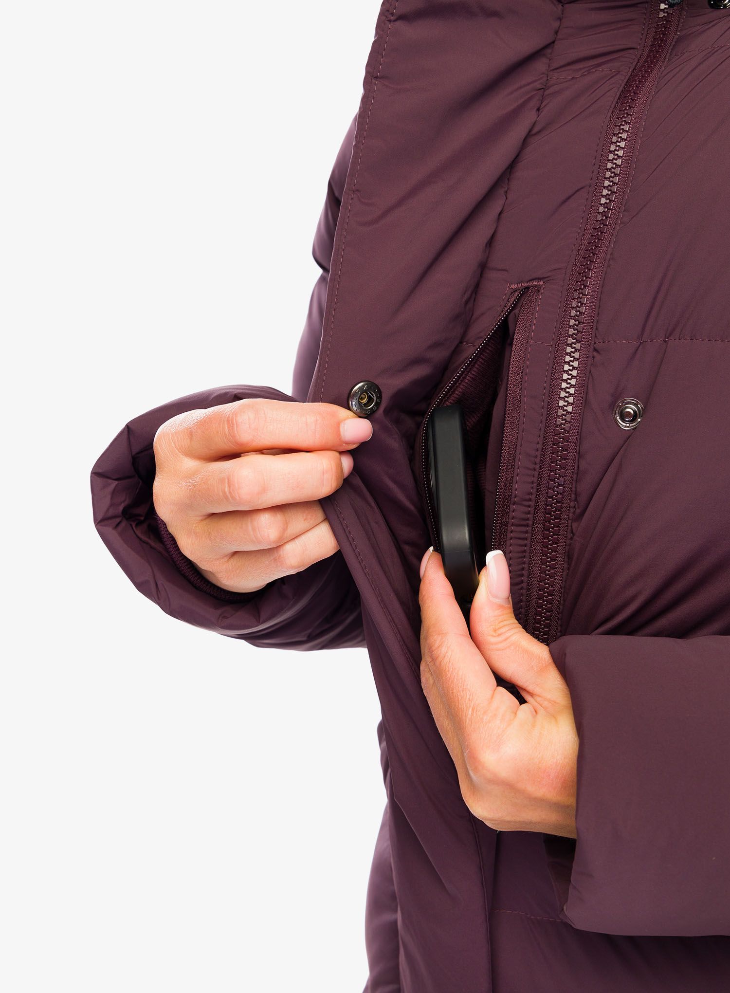 Dámský péřový kabát Columbia Boundless Days Long Down Jacket - moonvista