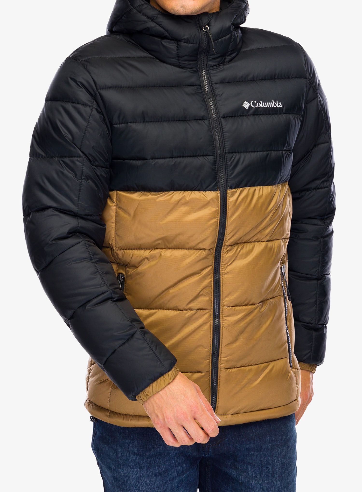Zateplená bunda Columbia Buck Butte II Insulated Hooded Jacket - delta/black