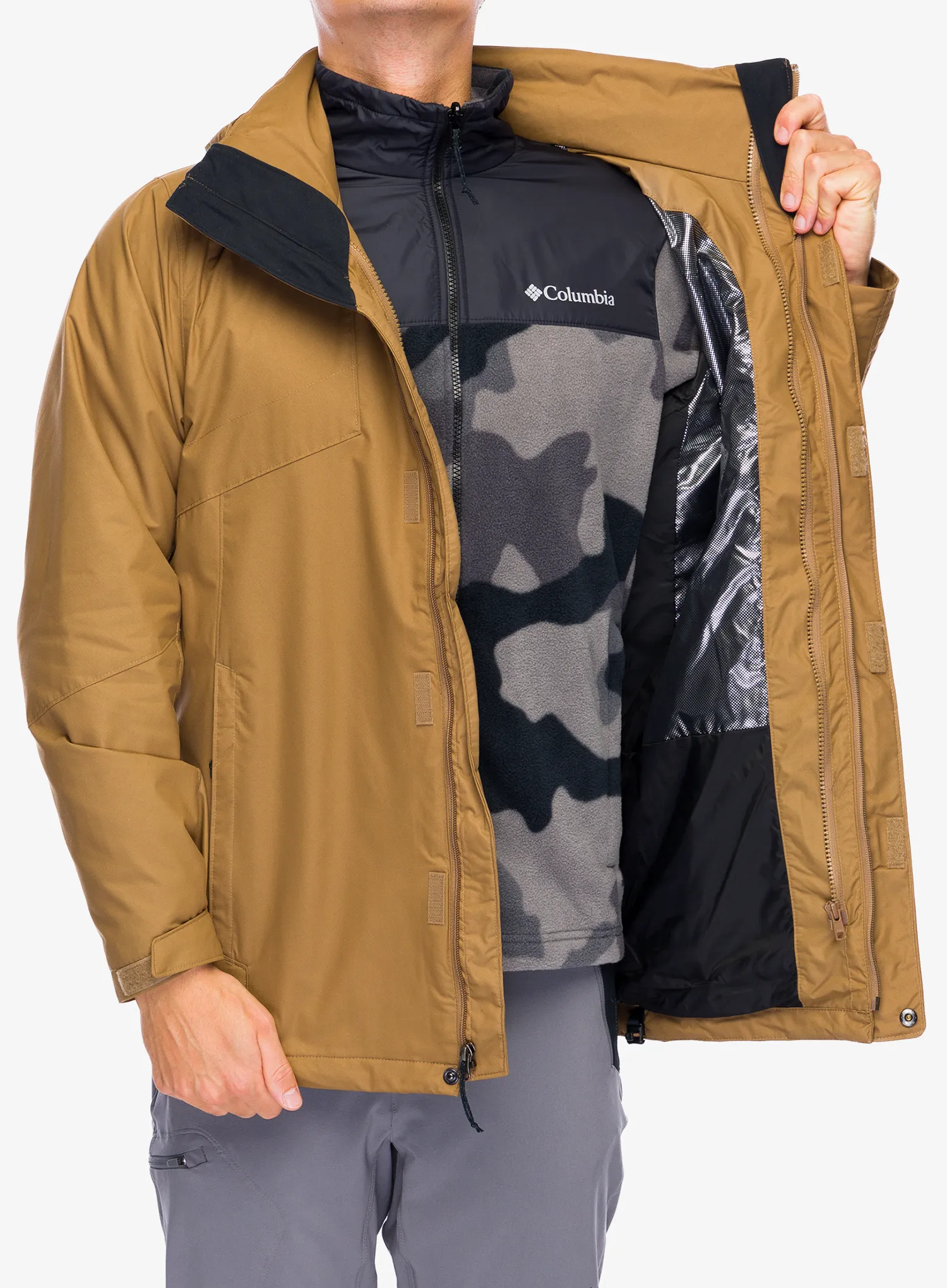 Bunda 3v1 Columbia Bugaboo III Fleece Interchange Jacket - delta