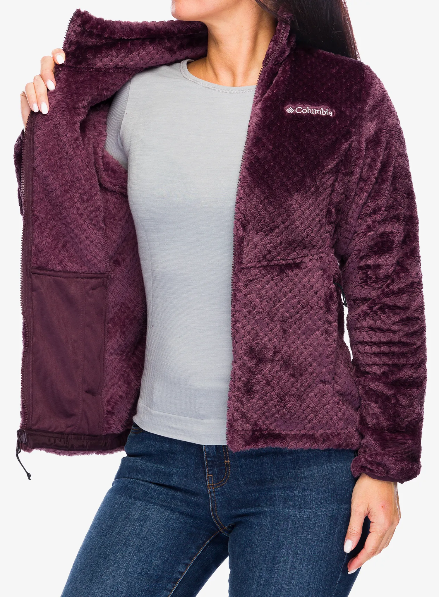 Bunda 3v1 dámská Columbia Bugaboo III Fleece Interchange Jacket - fig