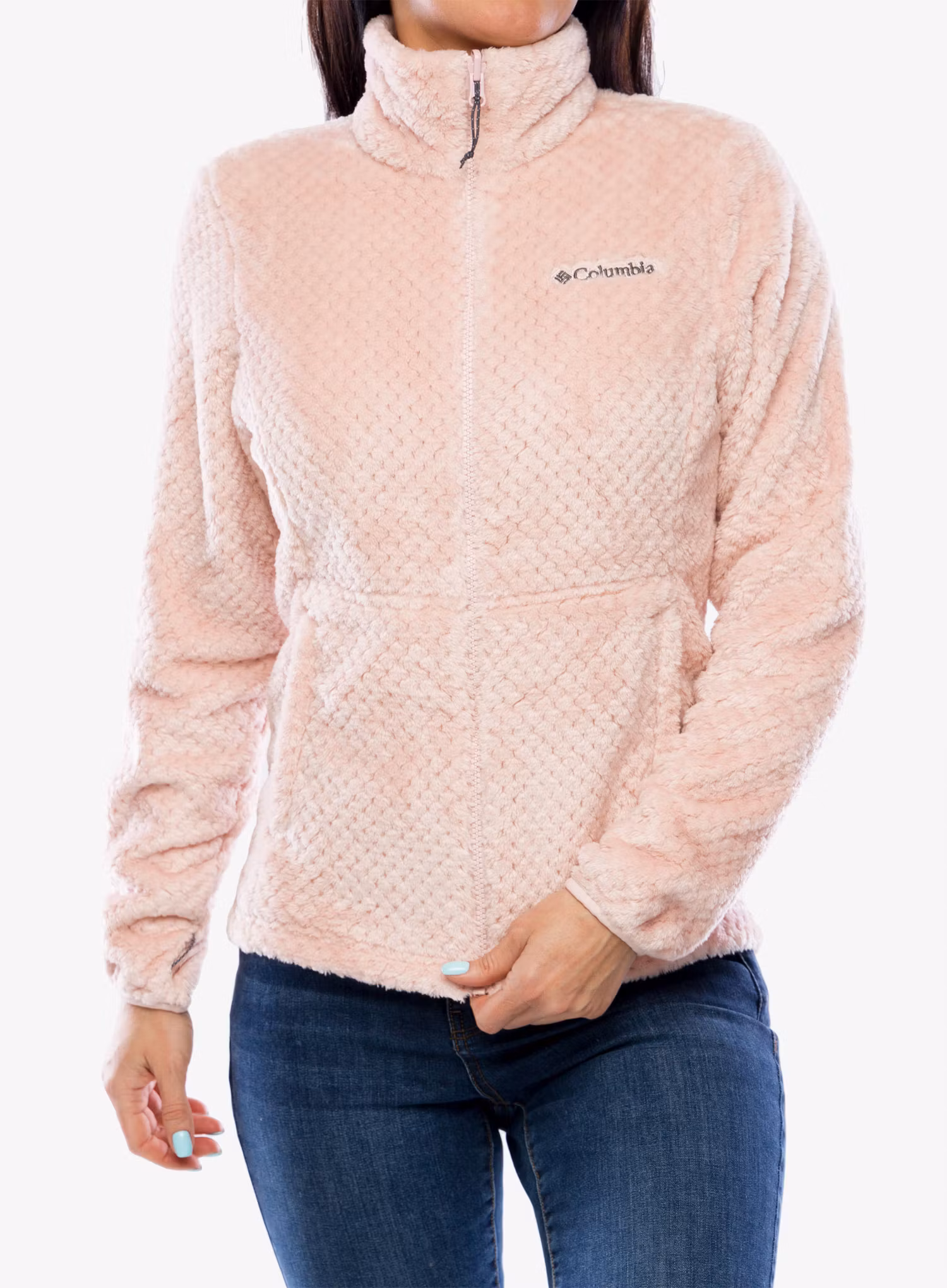 Bunda 3v1 dámská Columbia Bugaboo II Fleece Interchange Jacket - beetroot/dusty pink