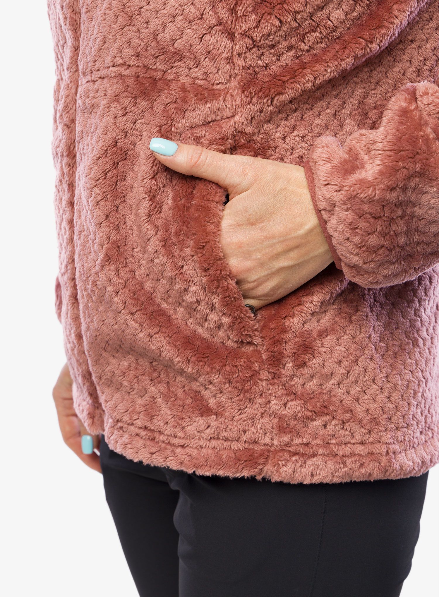 Bunda 3v1 dámská Columbia Bugaboo II Fleece Interchange Jacket - faded peach/beetroot lining