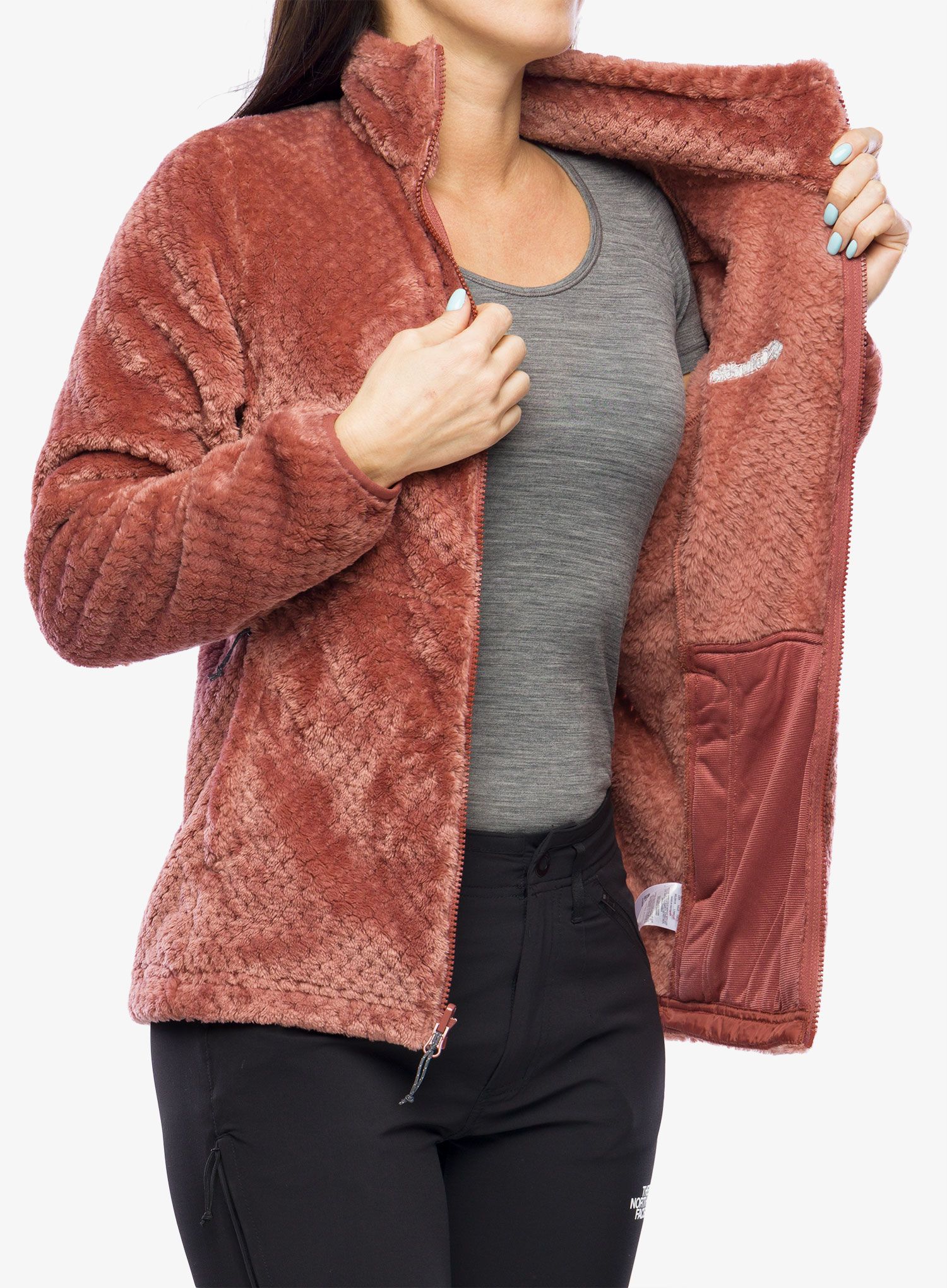 Bunda 3v1 dámská Columbia Bugaboo II Fleece Interchange Jacket - faded peach/beetroot lining