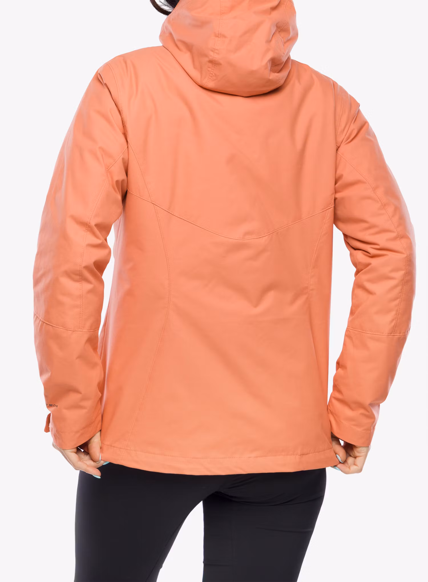 Bunda 3v1 dámská Columbia Bugaboo II Fleece Interchange Jacket - faded peach/beetroot lining