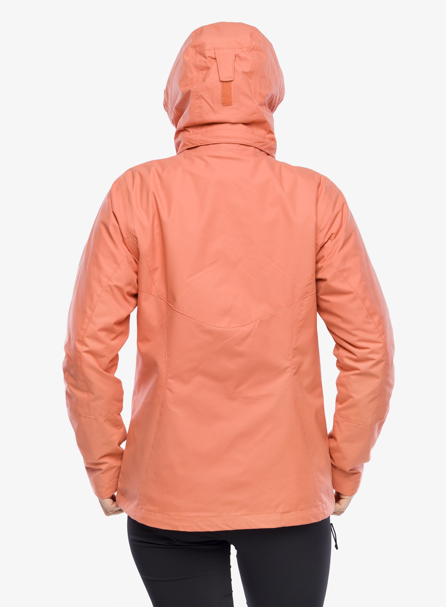 Bunda 3v1 dámská Columbia Bugaboo II Fleece Interchange Jacket - faded peach/beetroot lining