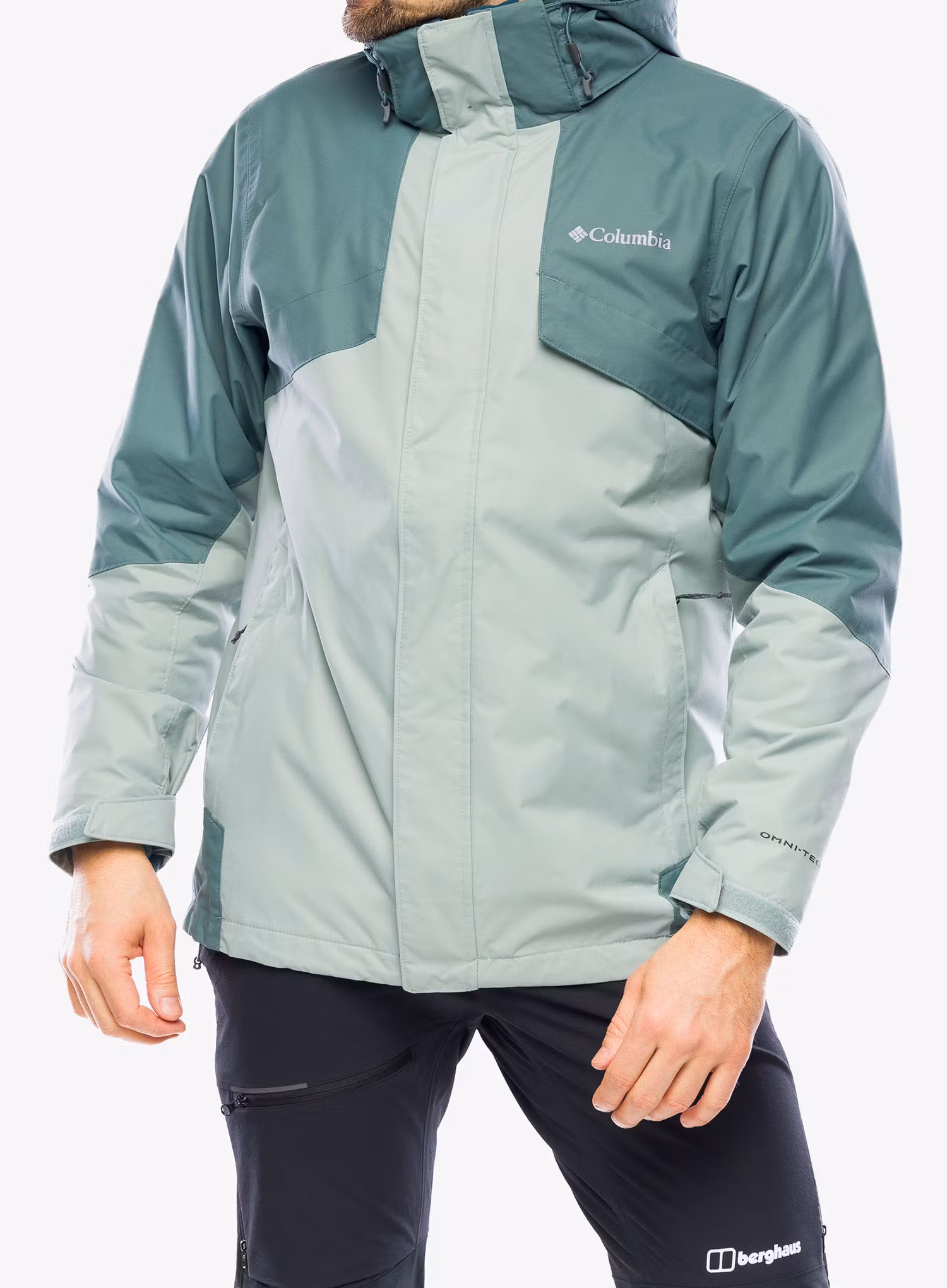 Bunda 3v1 Columbia Bugaboo II Fleece Interchange Jacket - niagara/metal night wave htr