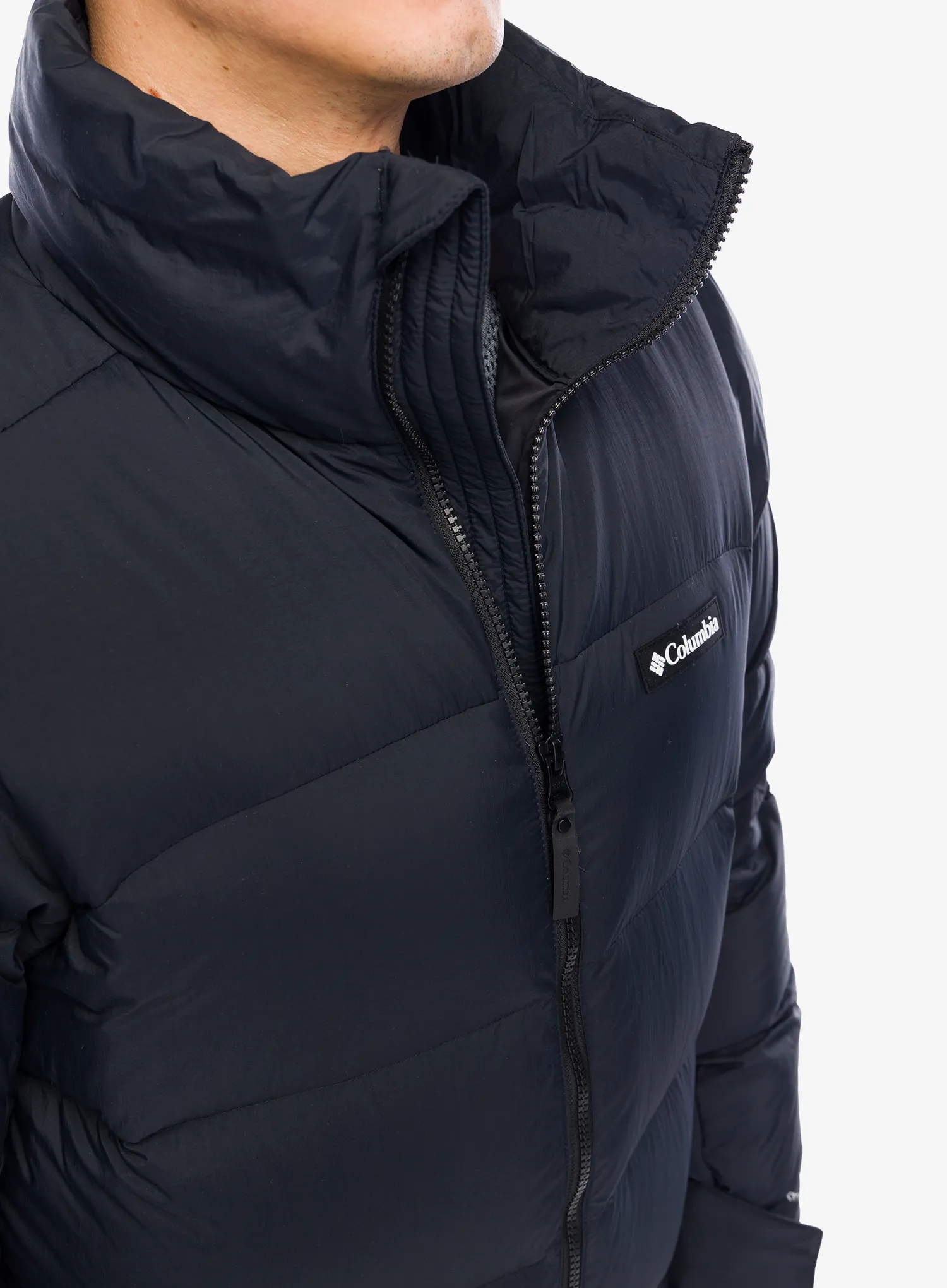 Péřová bunda Columbia Bulo Point III Down Jacket - black