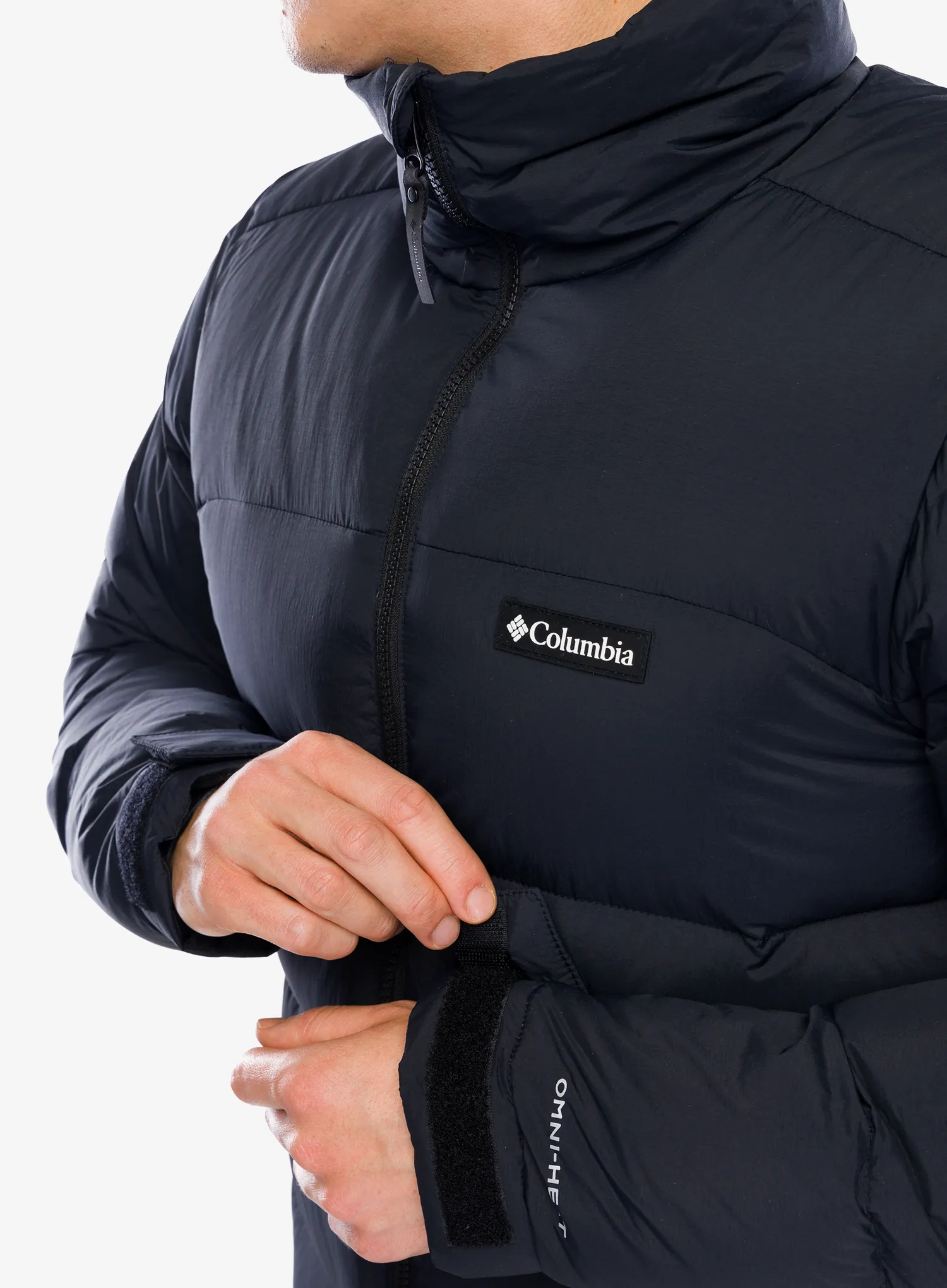 Péřová bunda Columbia Bulo Point III Down Jacket - black
