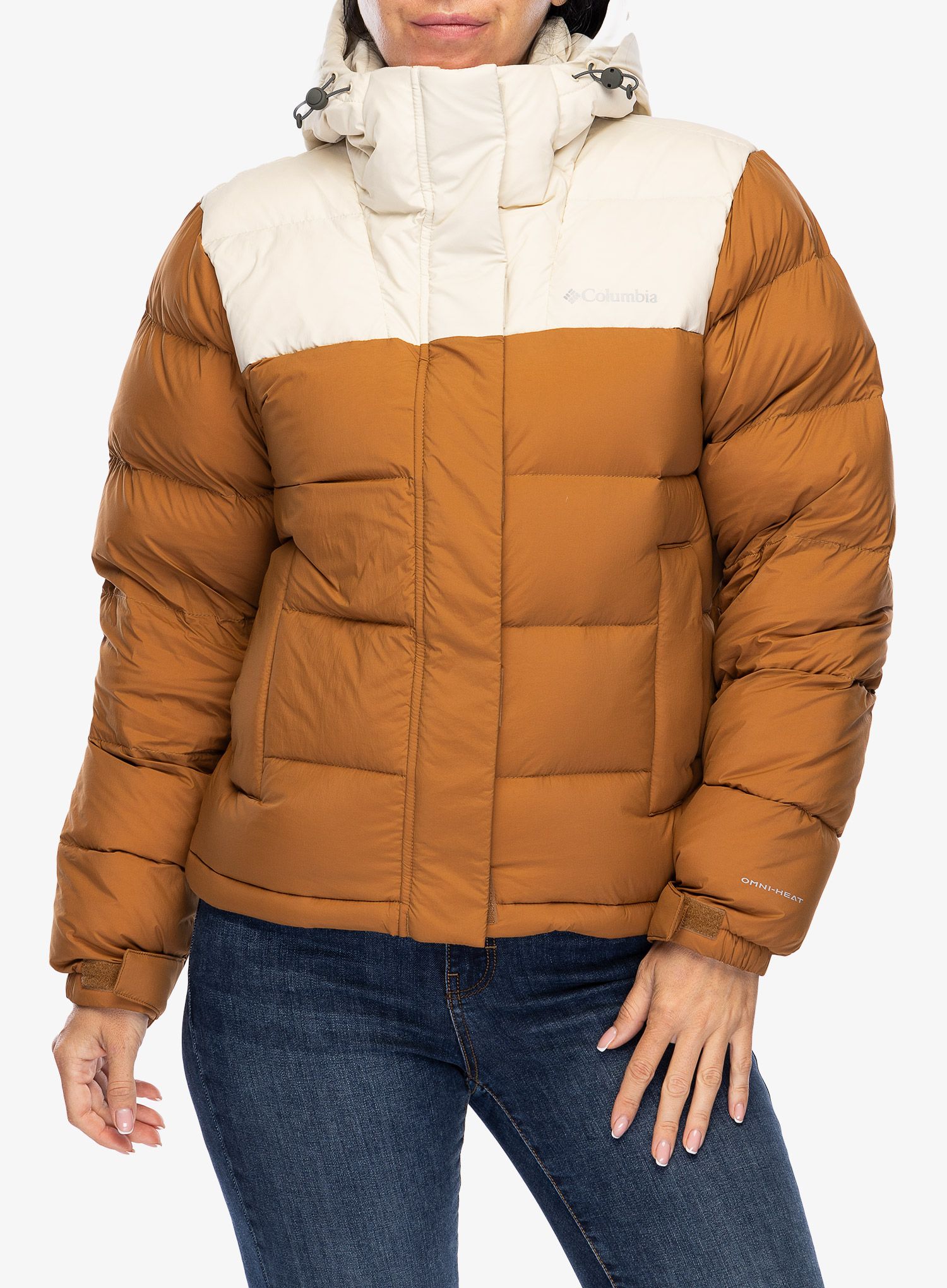 Dámská zimní bunda Columbia Bulo Point III Down Jacket - camel brown/dark stone