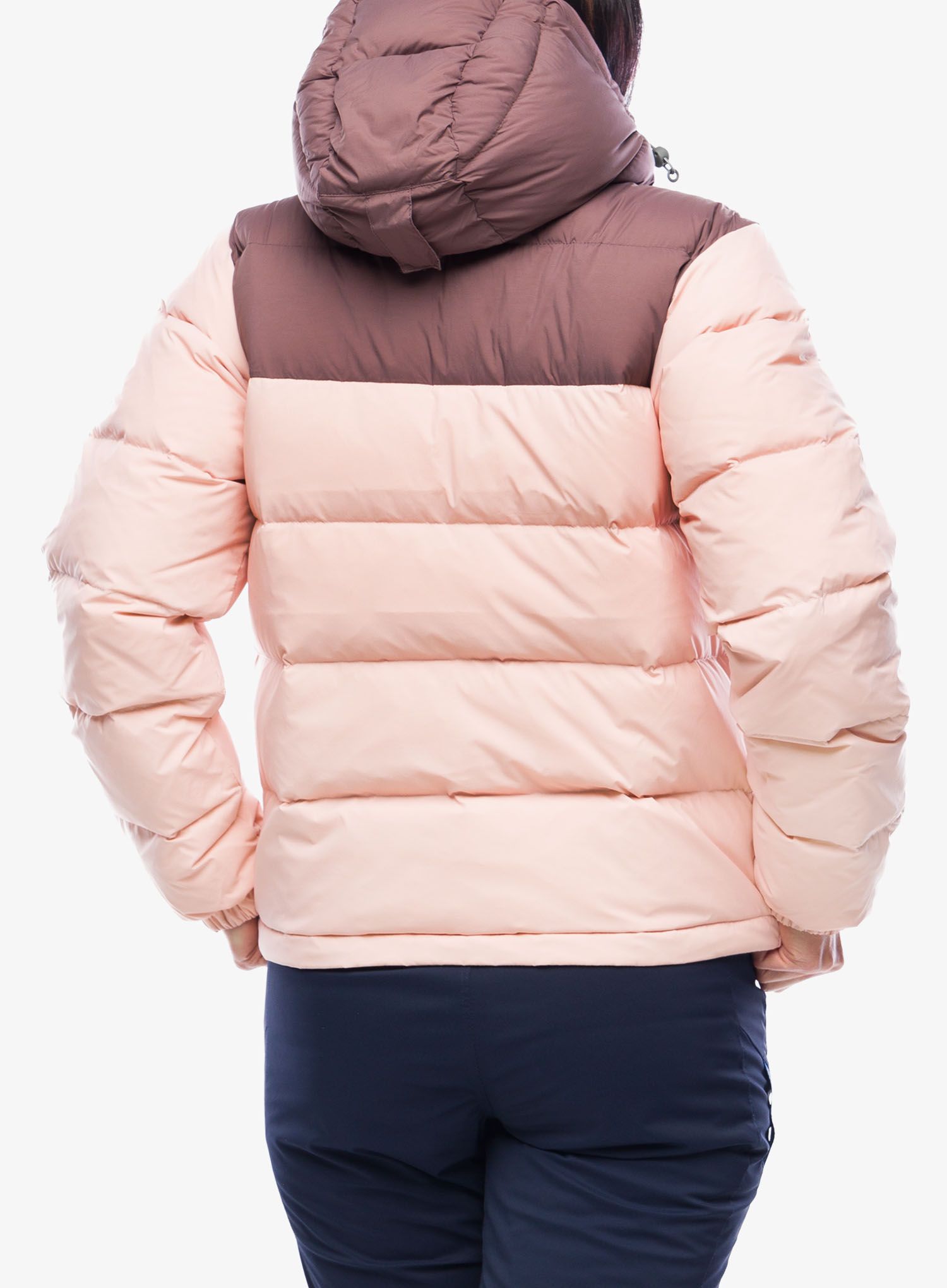 Dámská zimní bunda Columbia Bulo Point II Down Jacket - dusty pink/basalt crinkle