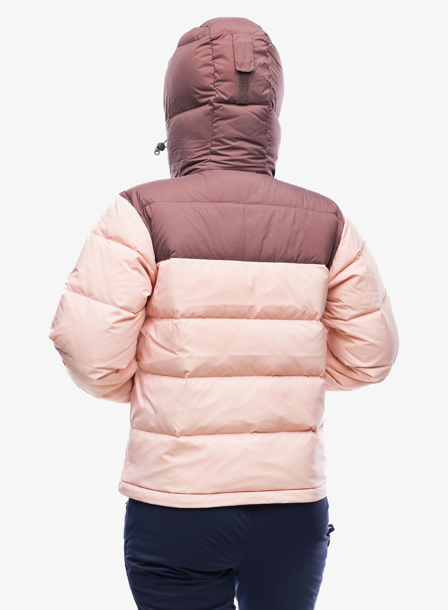 Dámská zimní bunda Columbia Bulo Point II Down Jacket - dusty pink/basalt crinkle