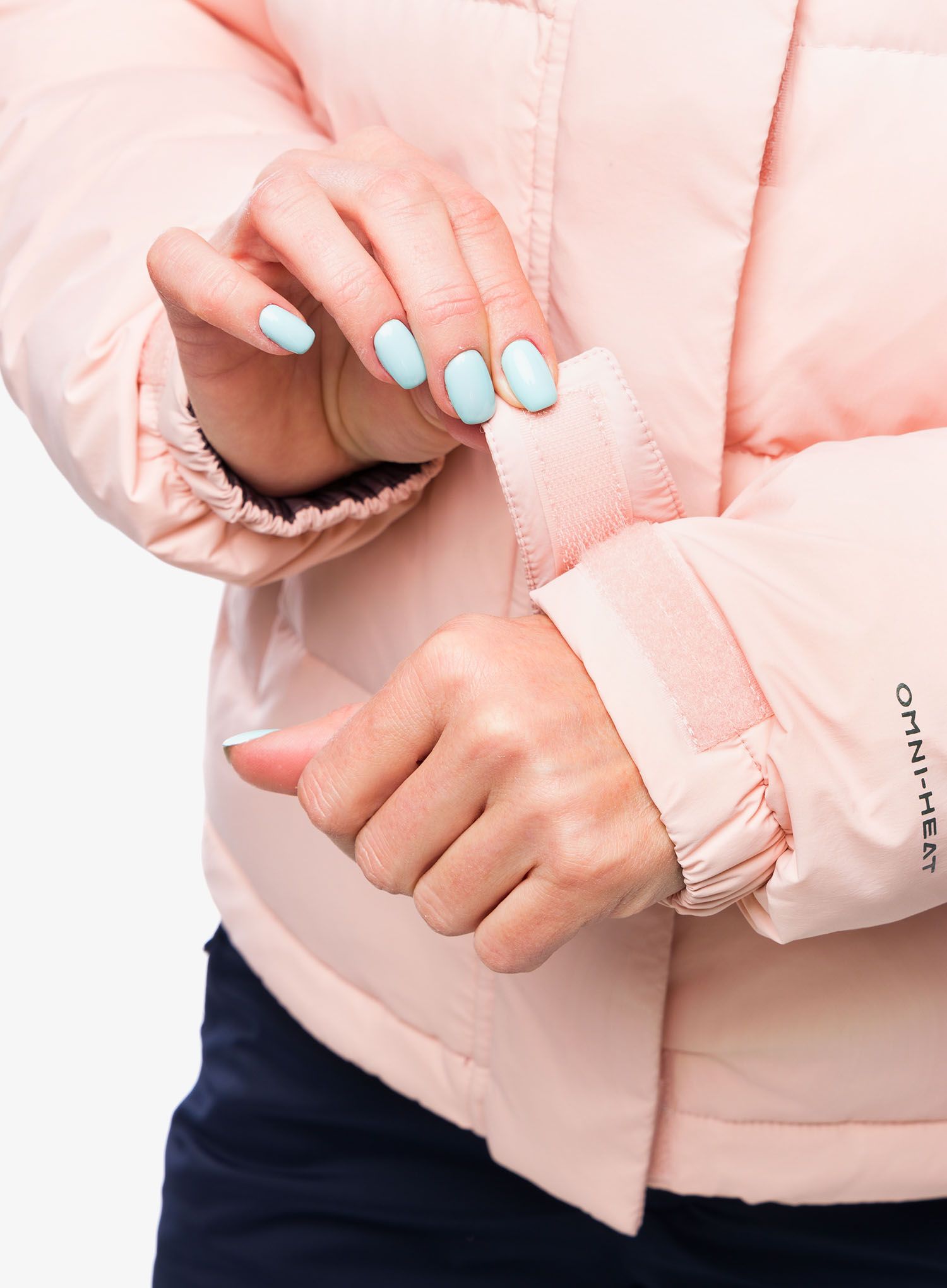 Dámská zimní bunda Columbia Bulo Point II Down Jacket - dusty pink/basalt crinkle