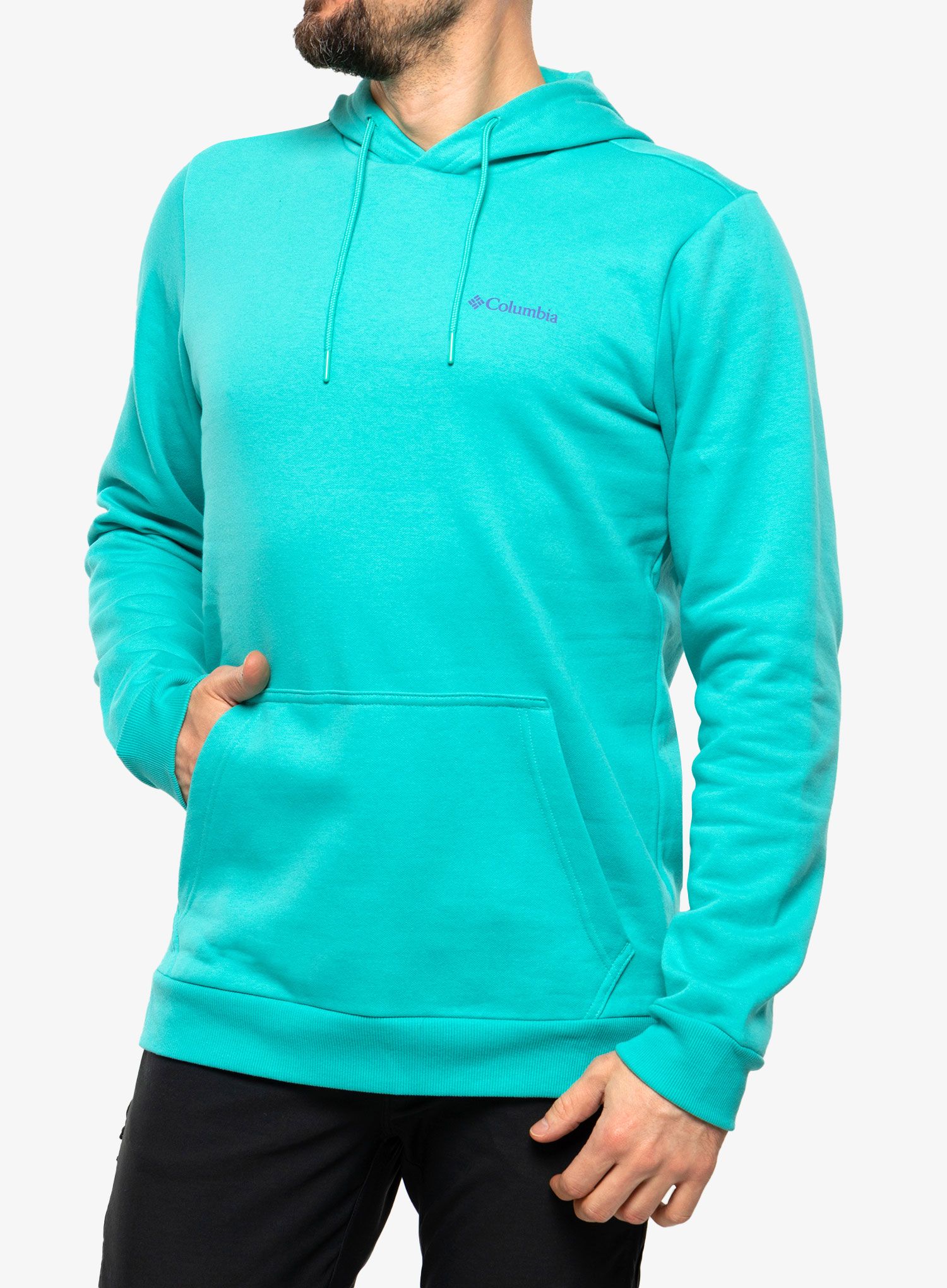 Mikina s kapucí Columbia CSC Graphic Hoodie - bright aqua/bordered beauty