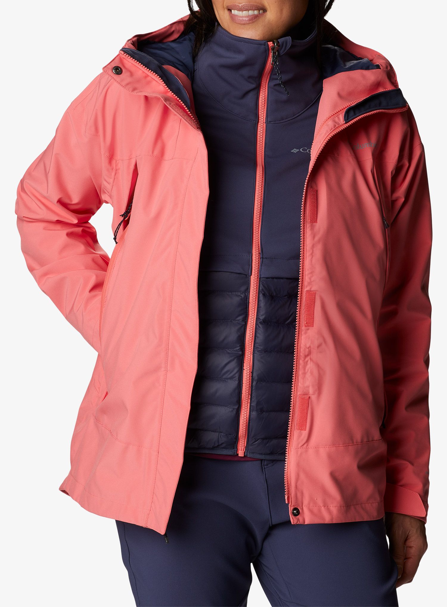 Dámská bunda Columbia Canyon Meadows Interchange Jacket - pink