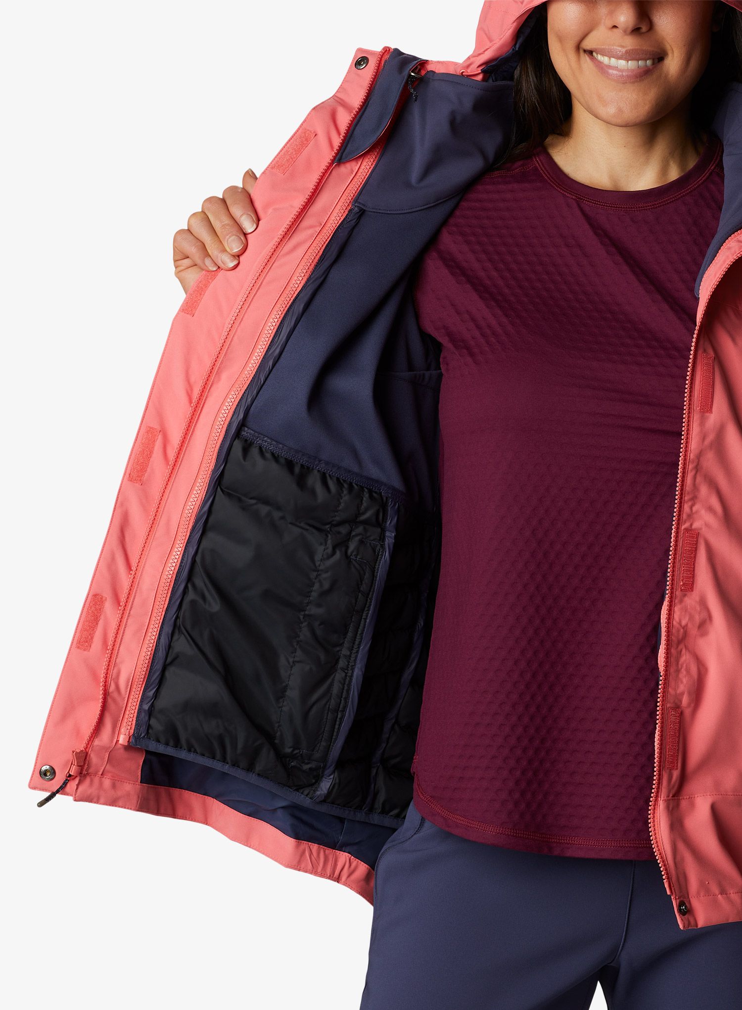 Dámská bunda Columbia Canyon Meadows Interchange Jacket - pink