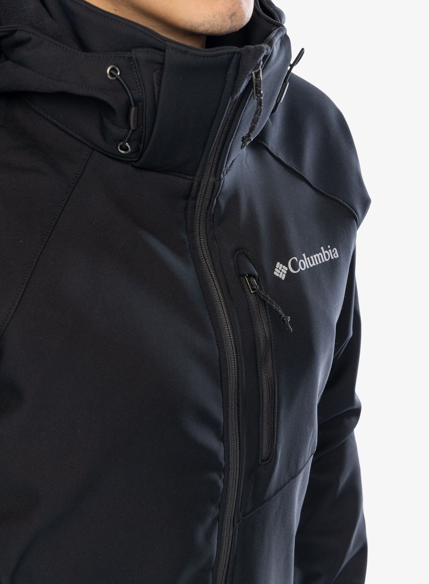 Softshellová bunda Columbia Cascade Ridge III Softshell - black