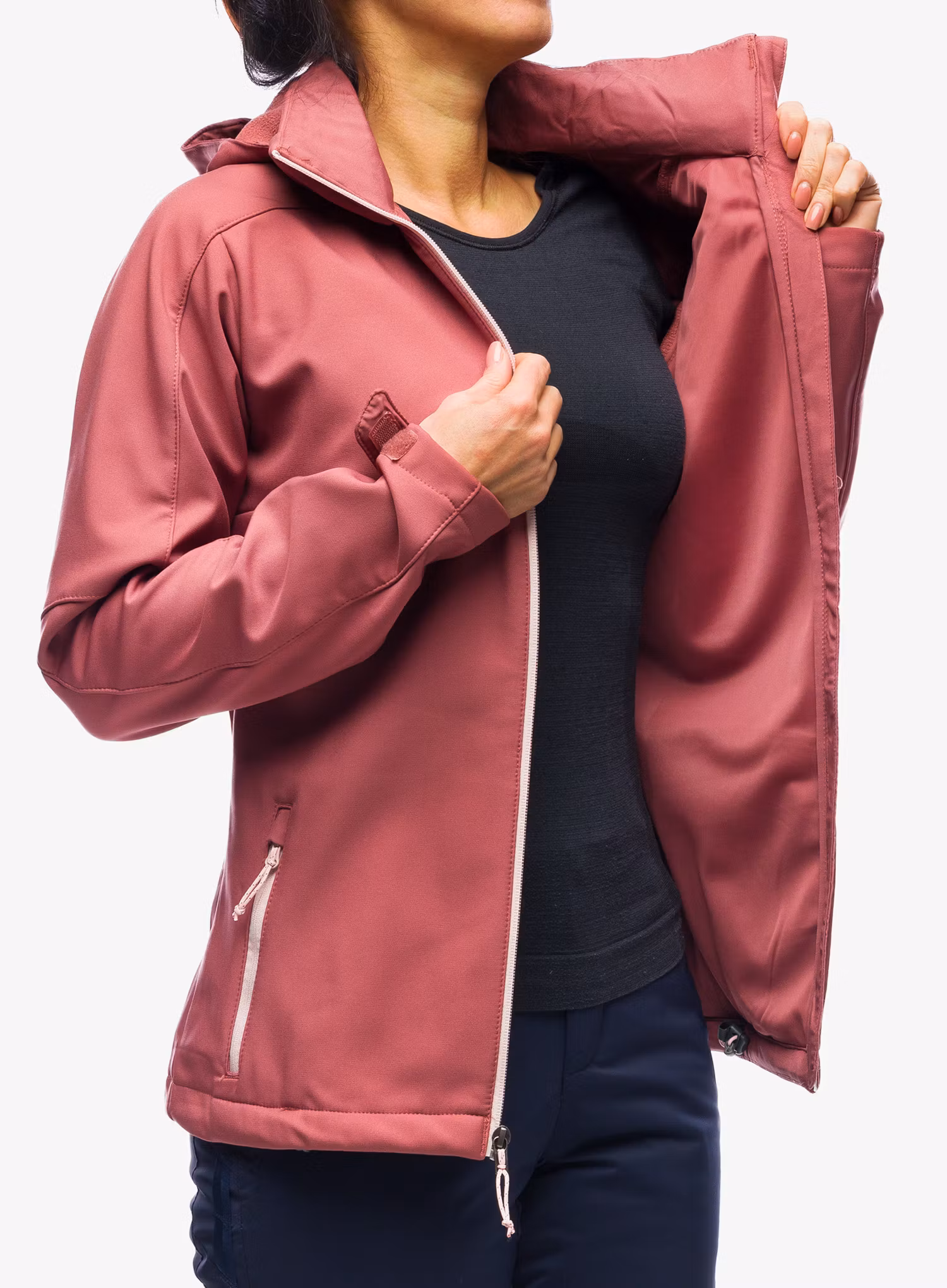 Softshellová bunda dámská Columbia Cascade Ridge Jacket - beetroot/dusty pink