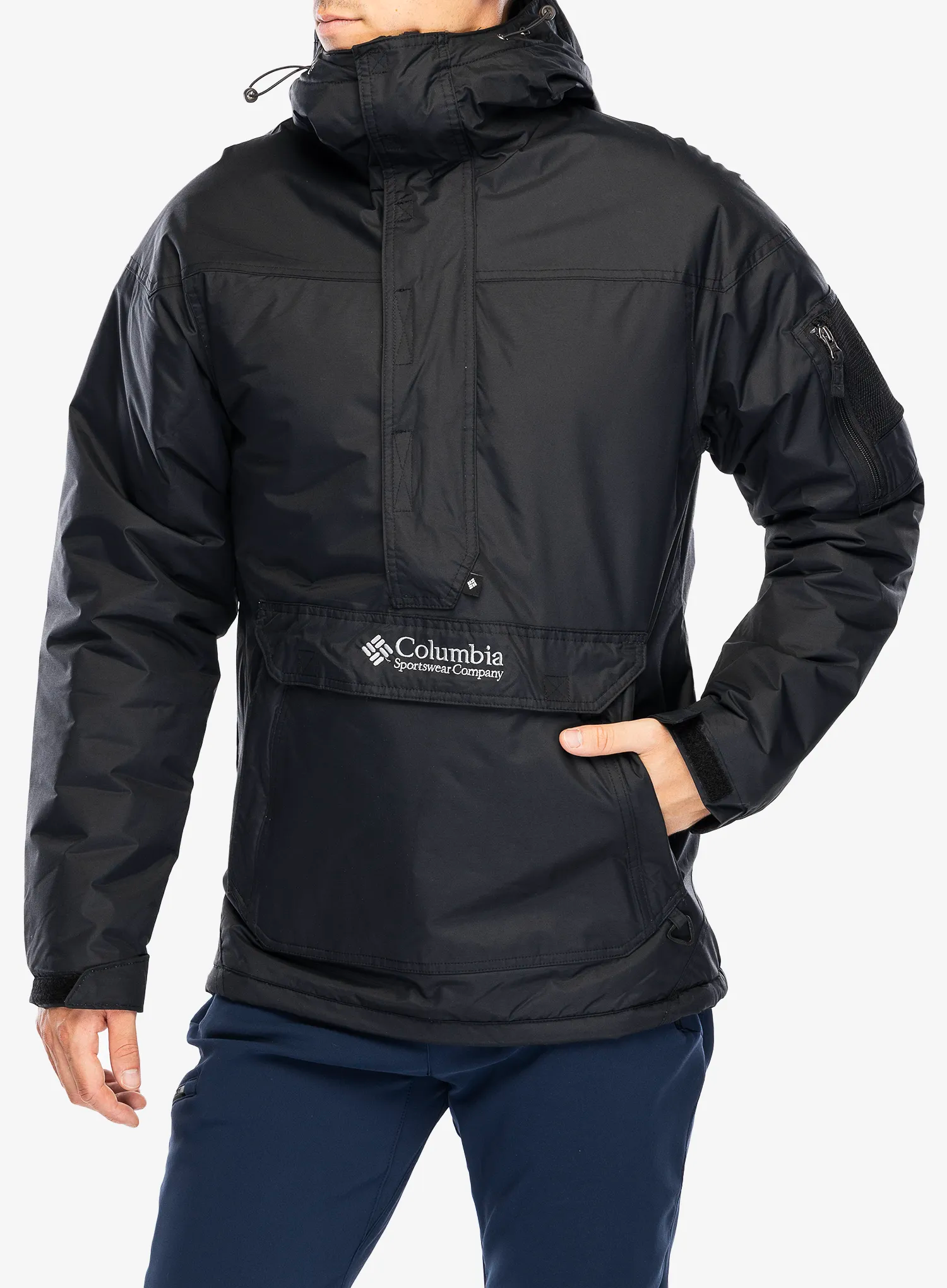 Zateplená bunda Columbia Challenger II Insulated Pullover - black