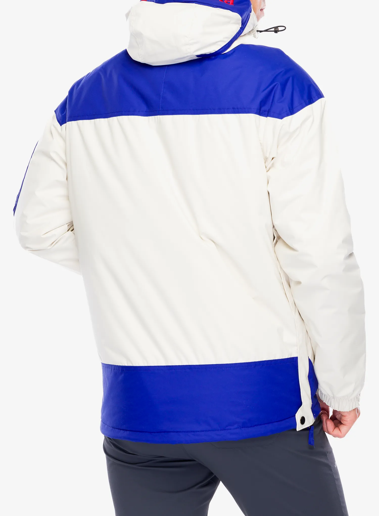 Zateplená bunda Columbia Challenger II Insulated Pullover - chalk/clematis blue