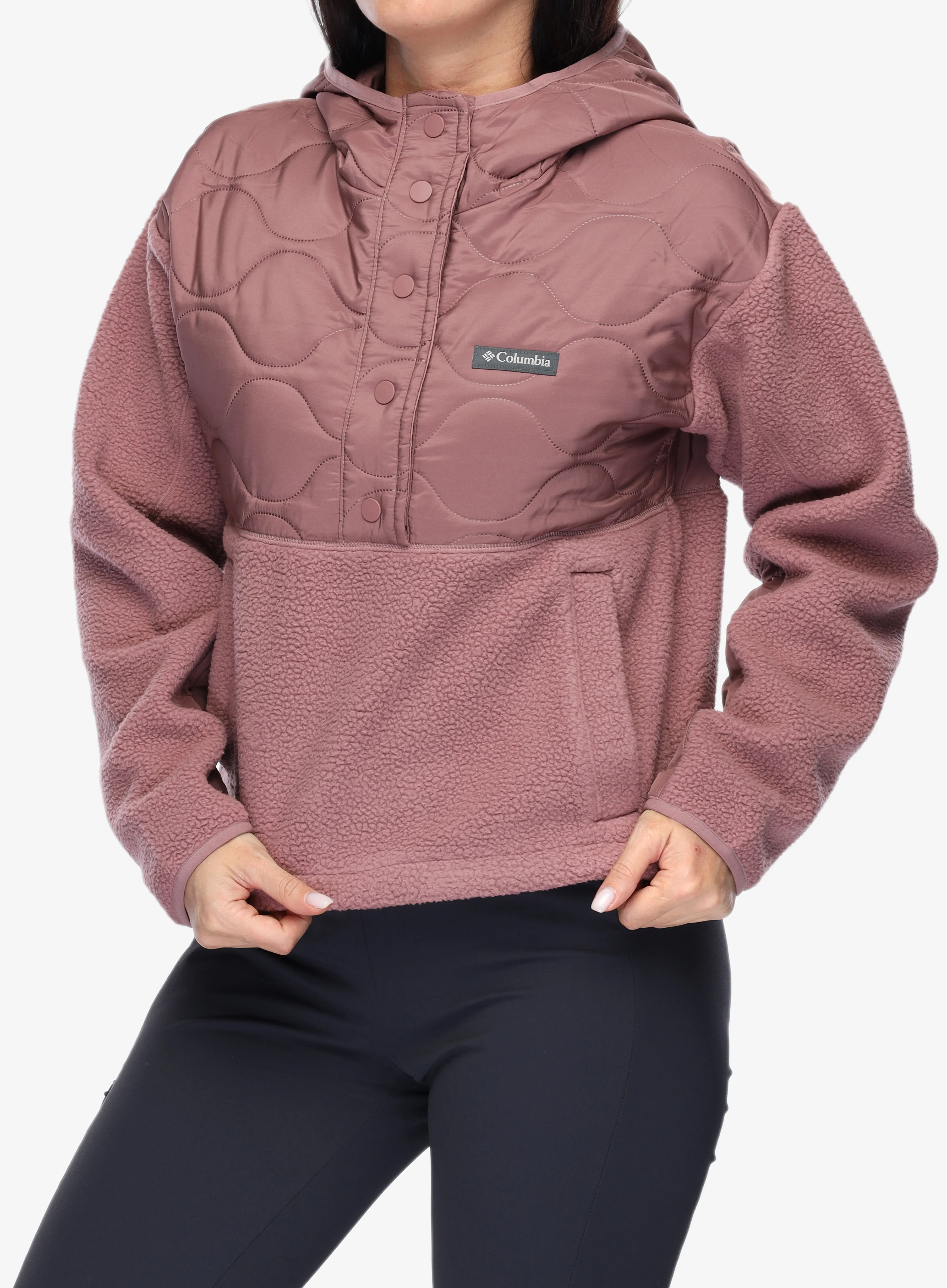 Fleece mikina dámská Columbia Cloud Point Hooded Fleece - fig