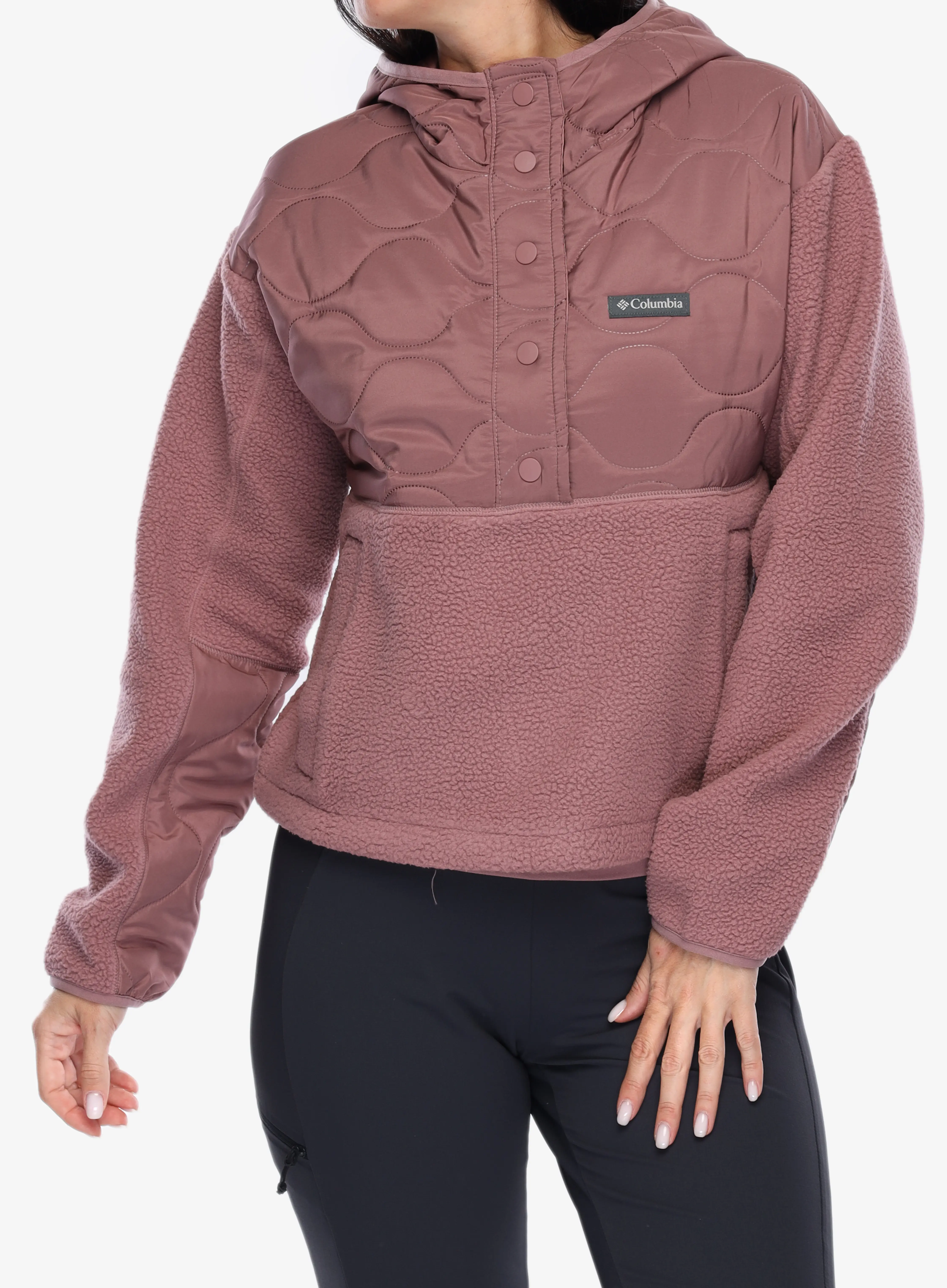 Fleece mikina dámská Columbia Cloud Point Hooded Fleece - fig