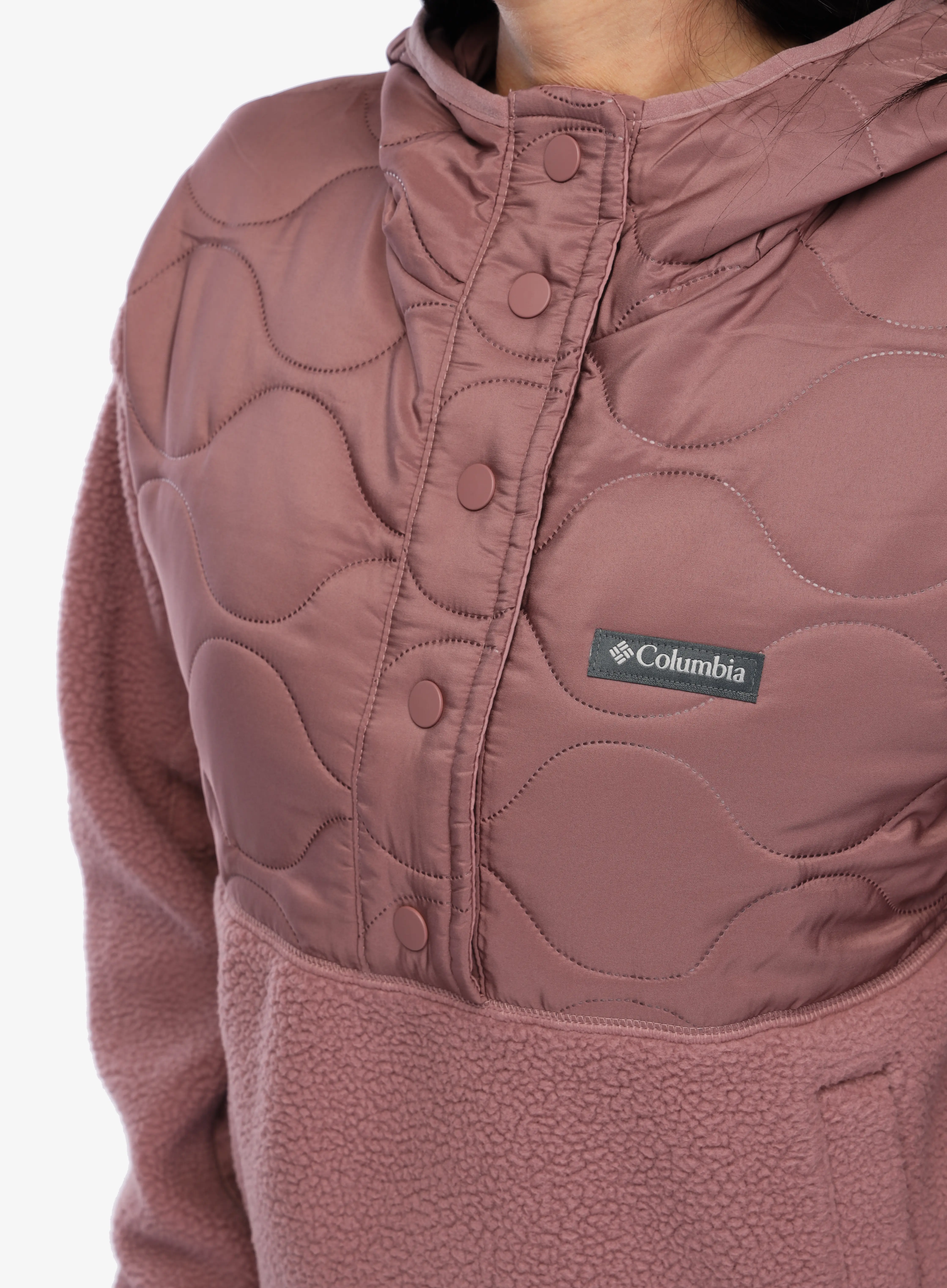 Fleece mikina dámská Columbia Cloud Point Hooded Fleece - fig
