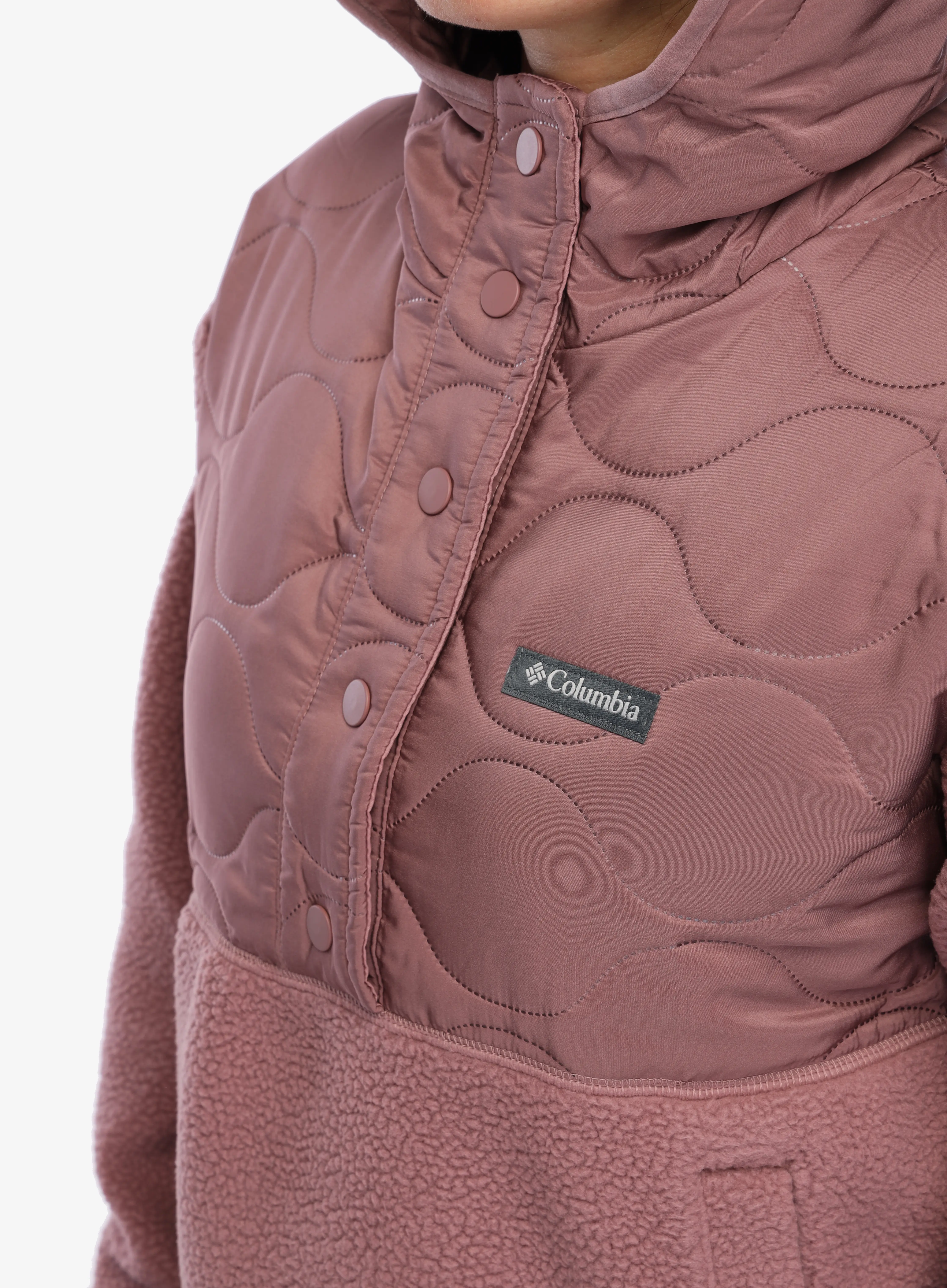 Fleece mikina dámská Columbia Cloud Point Hooded Fleece - fig