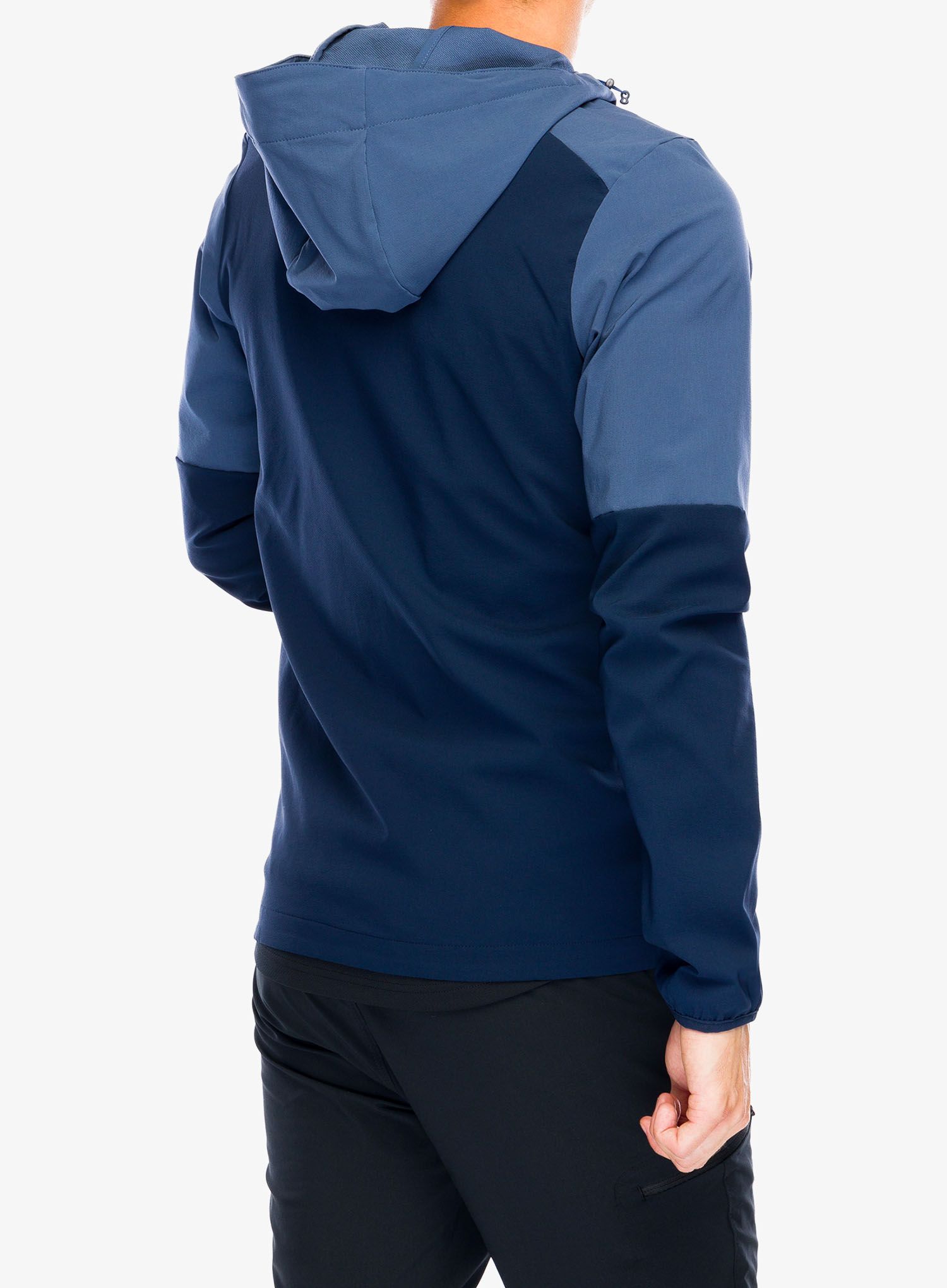 Softshellová bunda Columbia Columbia Tech Softshell Hoodie - collegiate navy/dark mtn