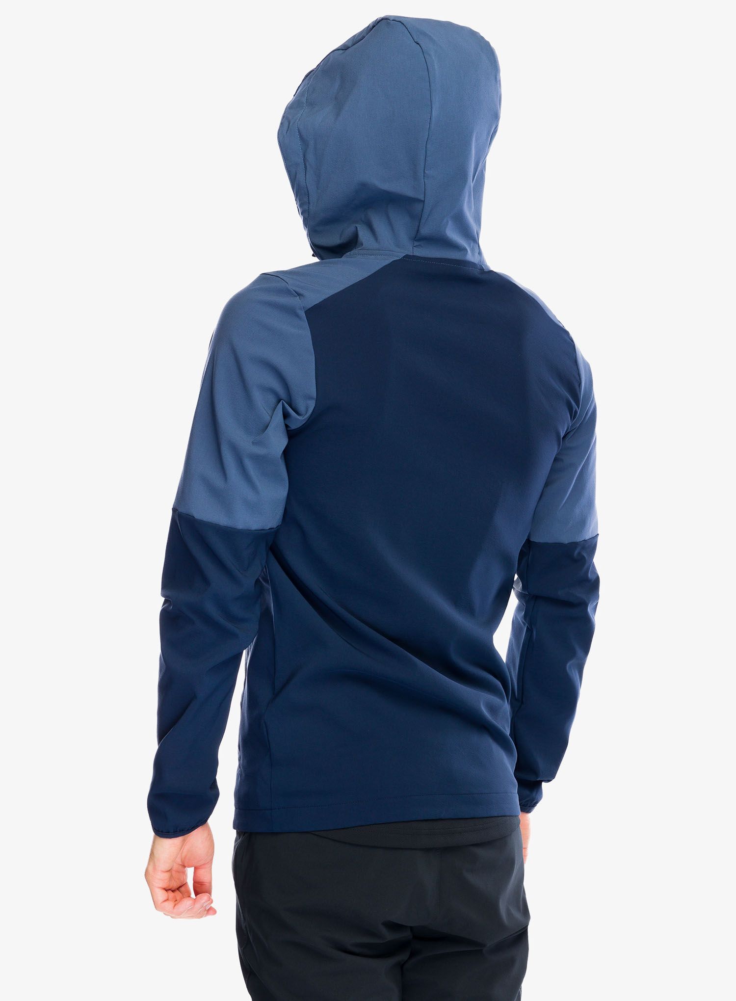 Softshellová bunda Columbia Columbia Tech Softshell Hoodie - collegiate navy/dark mtn