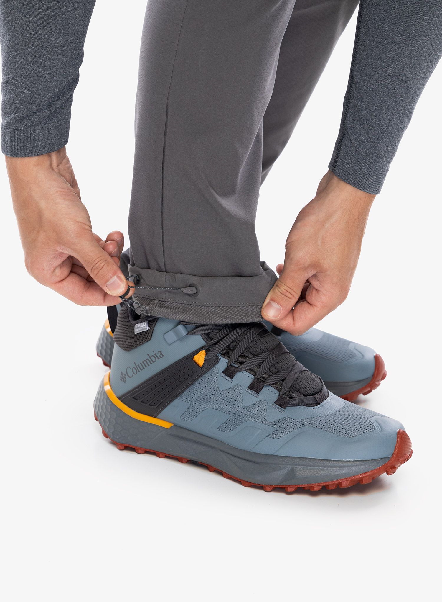Softshell kalhoty Columbia Columbia Tech Softshell Pant - city grey/black