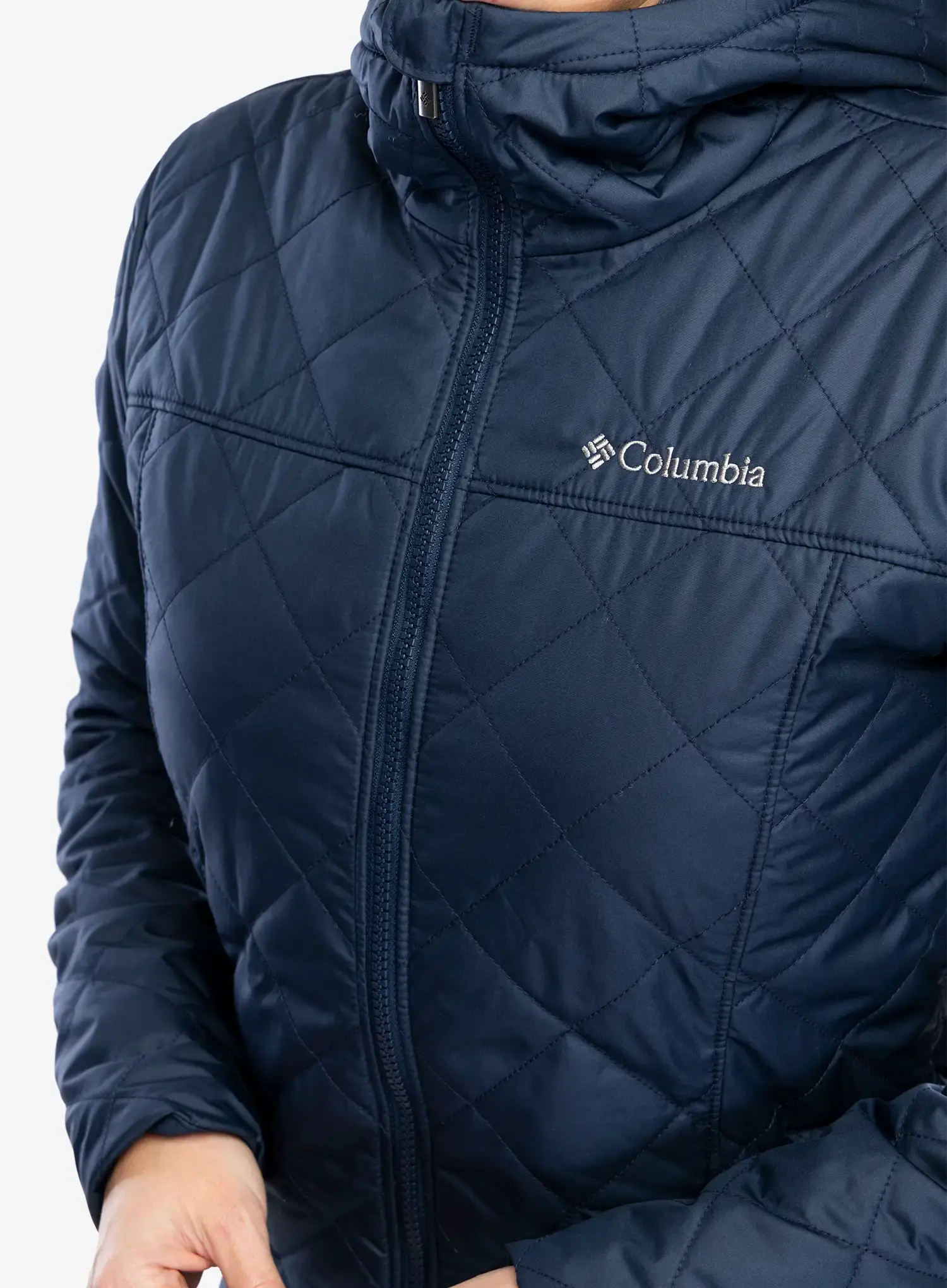 Zateplená bunda dámská Columbia Copper Crest II Hooded Jacket - collegiate navy