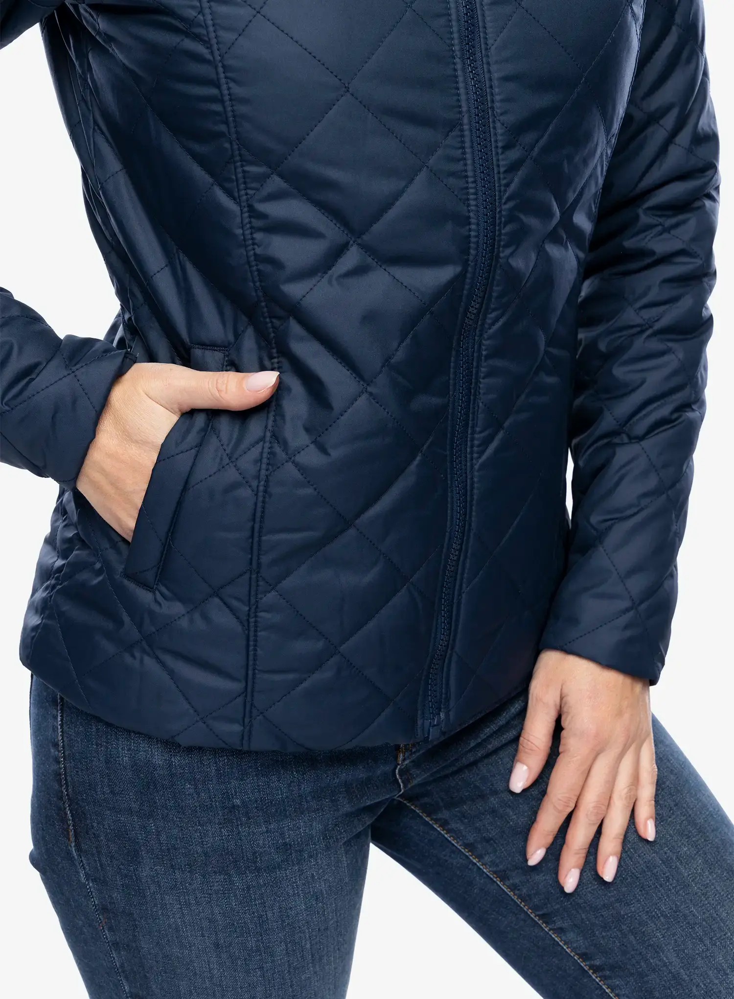 Zateplená bunda dámská Columbia Copper Crest II Hooded Jacket - collegiate navy