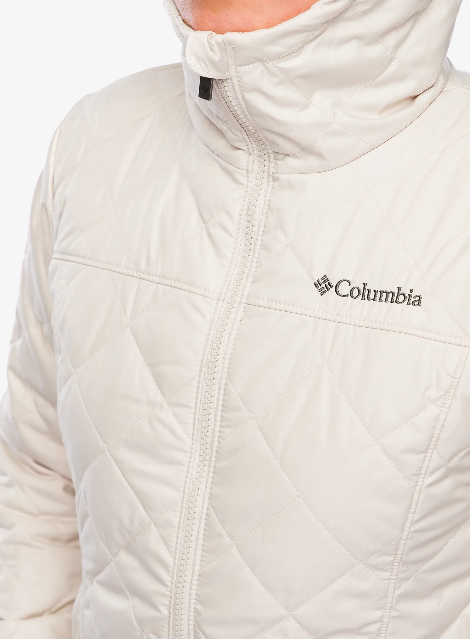 Zateplená bunda dámská Columbia Copper Crest II Hooded Jacket - dark stone