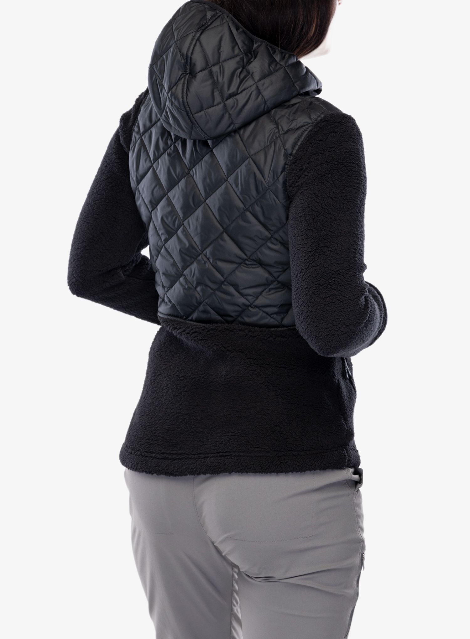 Hybridní bunda Columbia Crested Peak Full Zip - black