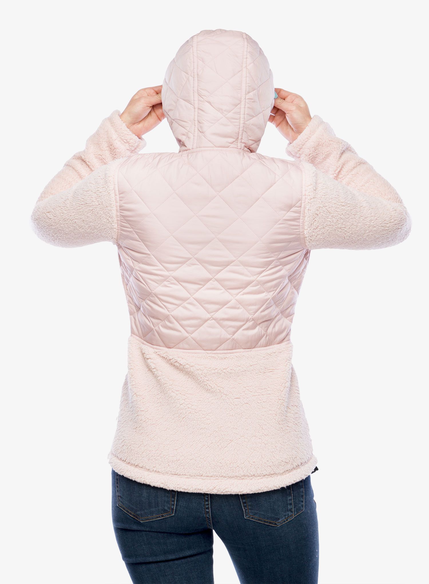 Dámská bunda Columbia Crested Peak Full Zip - dusty pink